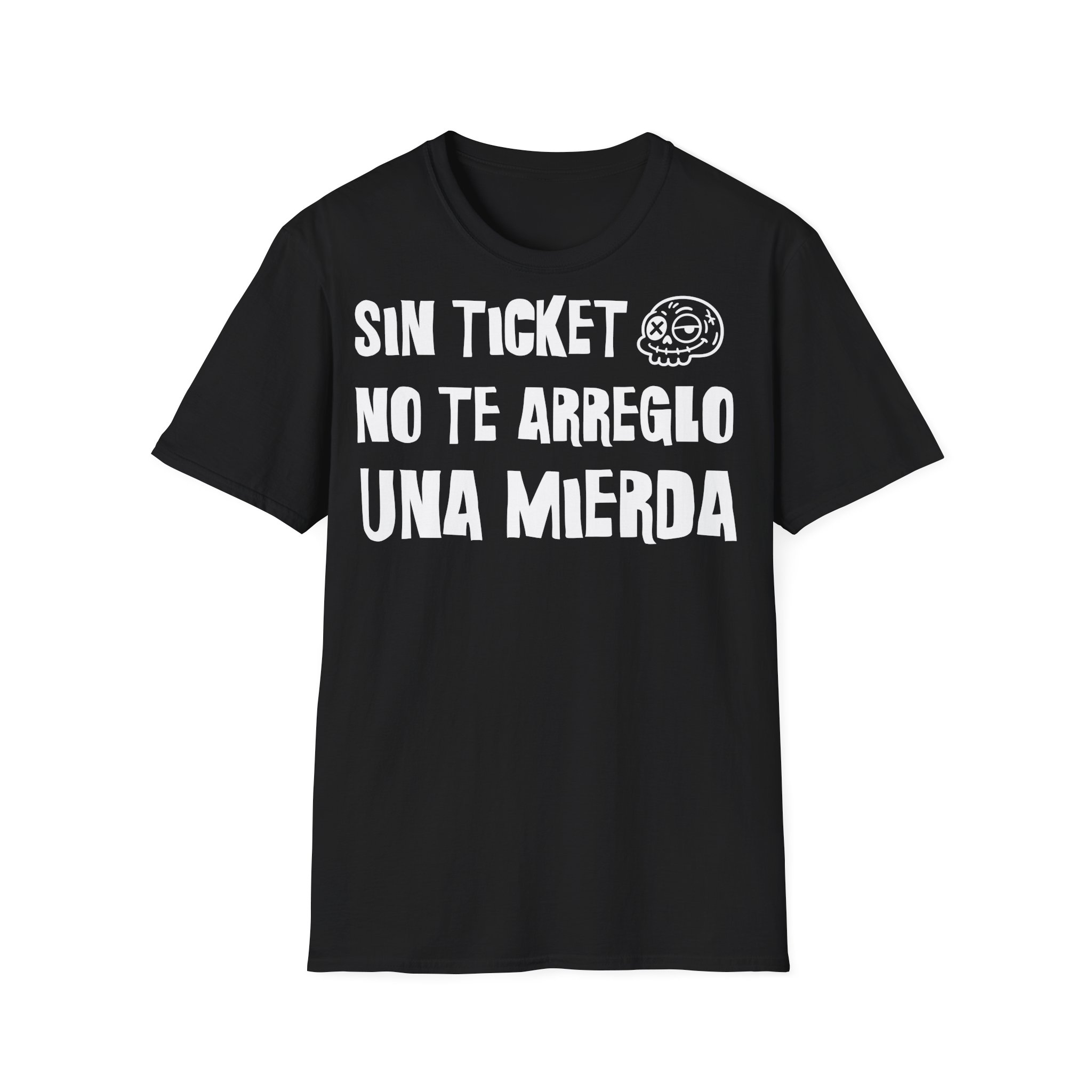 TICKET NO TE ARREGLO UNA MIERDA Camiseta IT para informáticos FRONT OSCURA | Días de Mierda - Imagen 16