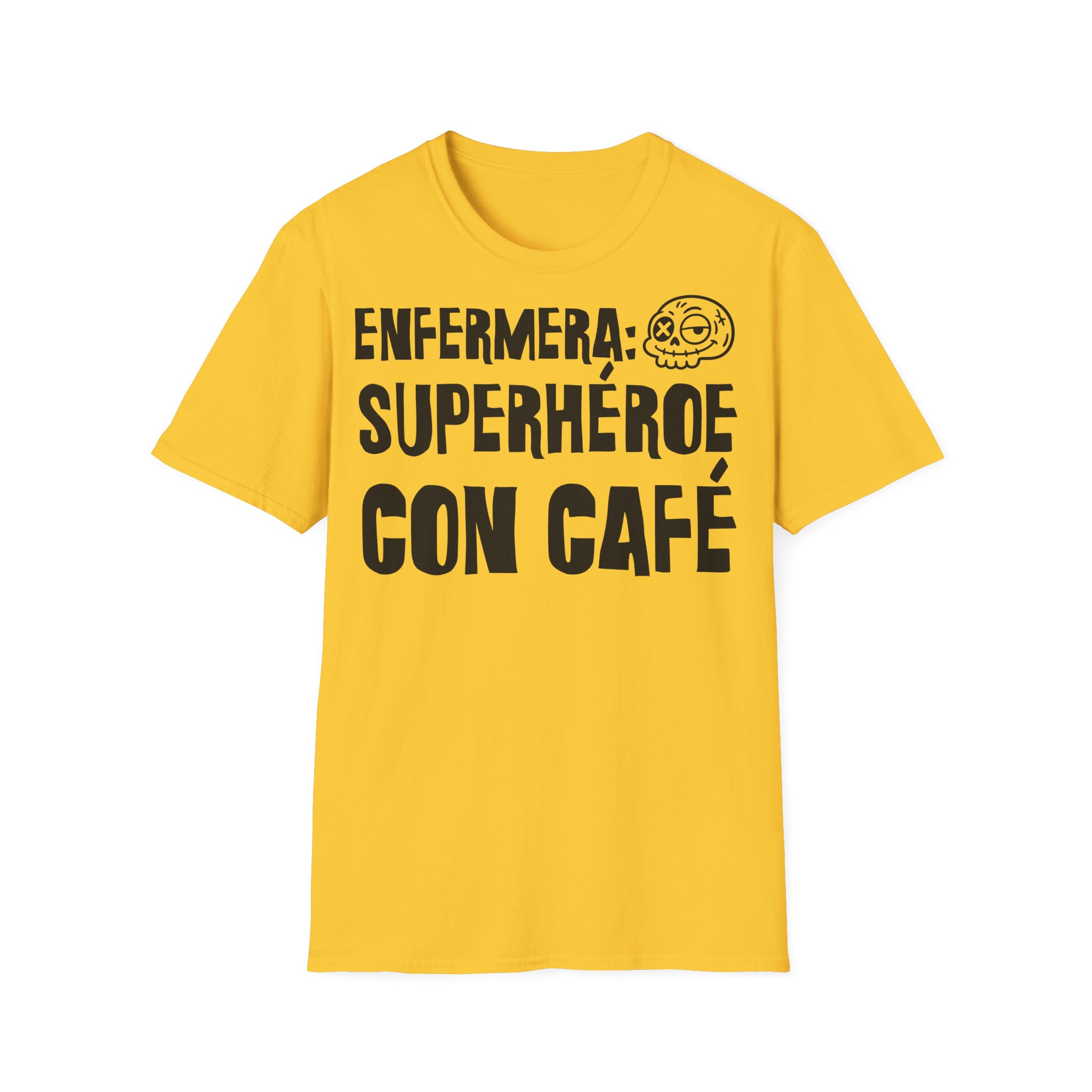 ENFERMERA: SUPERHÉROE CON CAFÉ Camiseta para enfermeras FRONT | Días de Mierda - Imagen 9