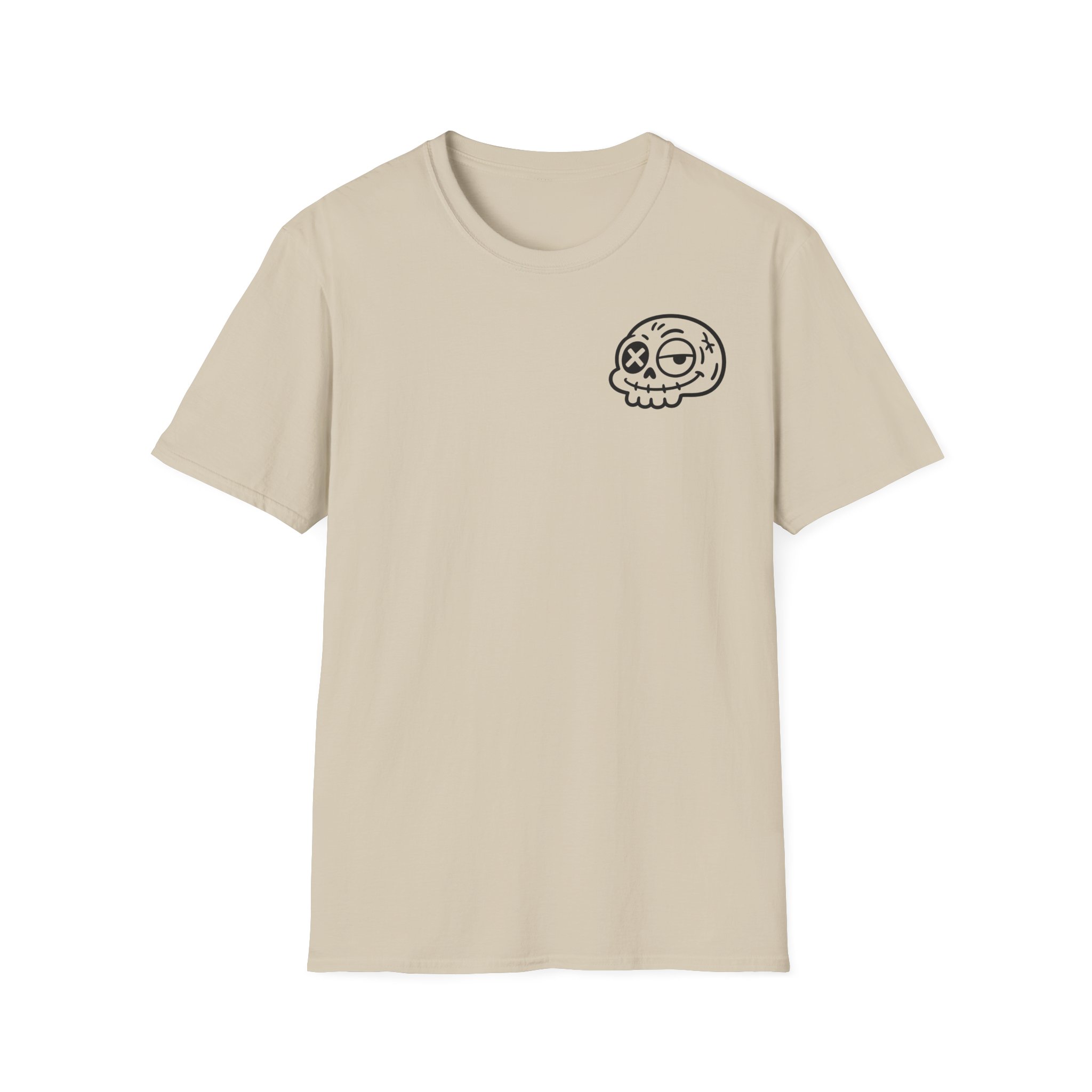 CAMISETA BÁSICA CALAVERA FRONT & BACK MINIMAL | Días de Mierda Premium - Imagen 5