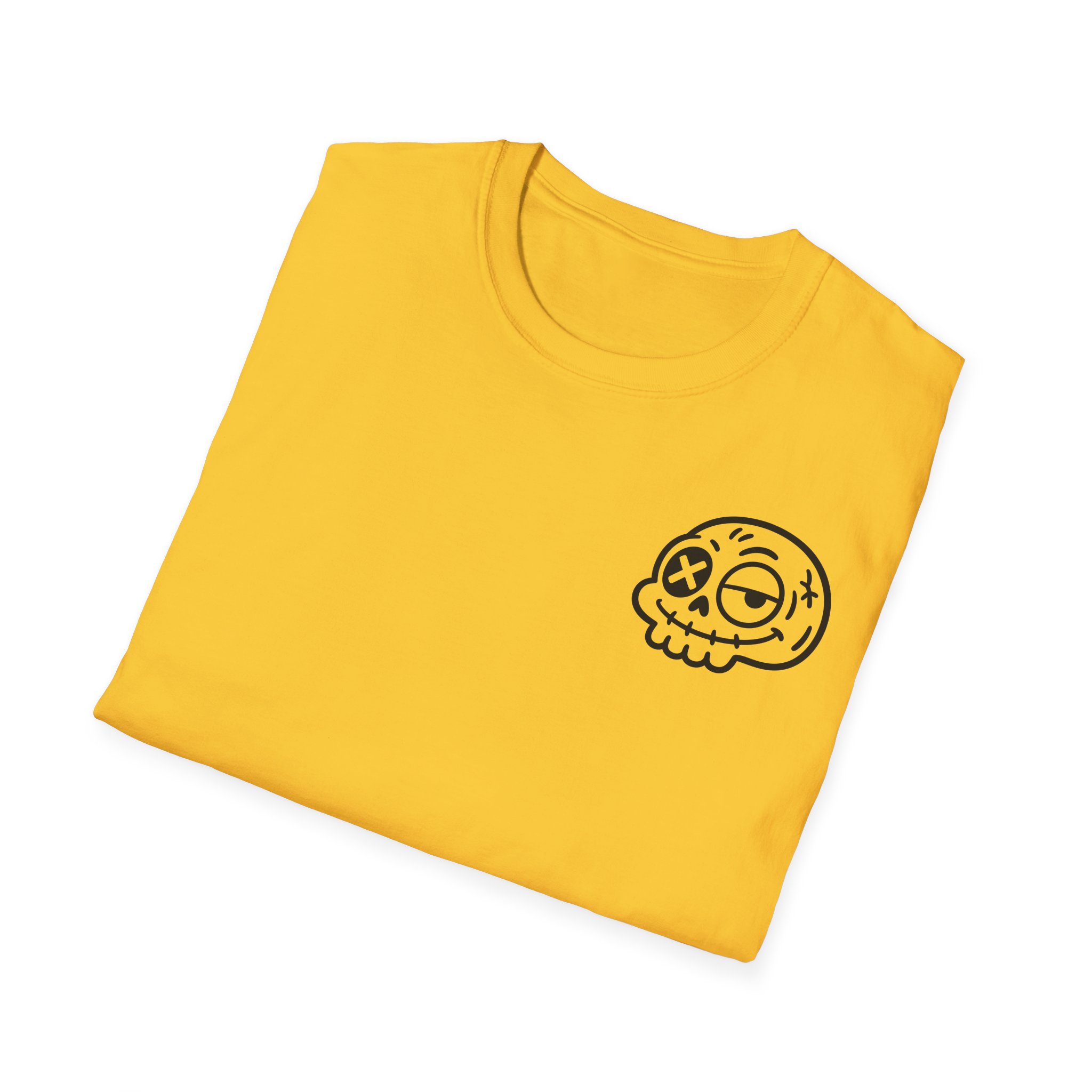 CAMISETA BÁSICA CALAVERA FRONT & BACK MINIMAL | Días de Mierda Premium - Imagen 12