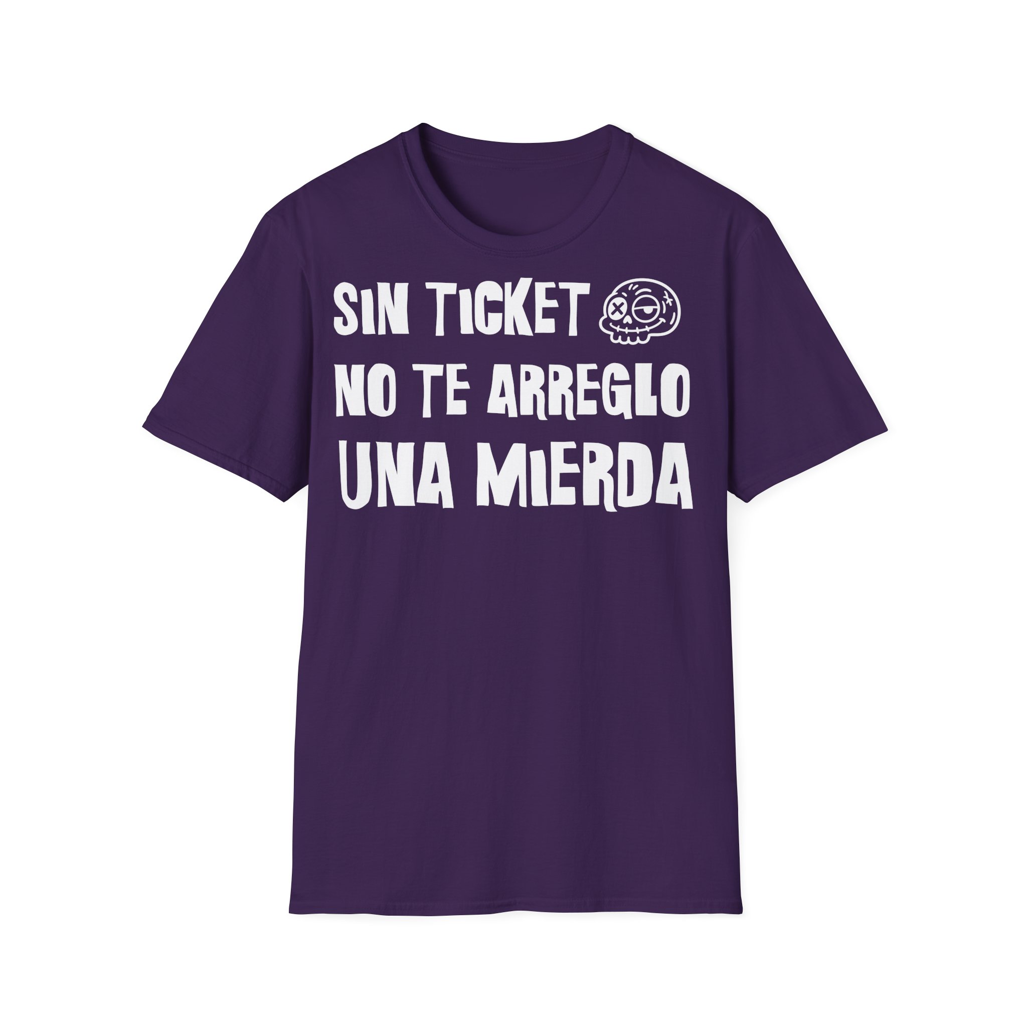 TICKET NO TE ARREGLO UNA MIERDA Camiseta IT para informáticos FRONT OSCURA | Días de Mierda - Imagen 4