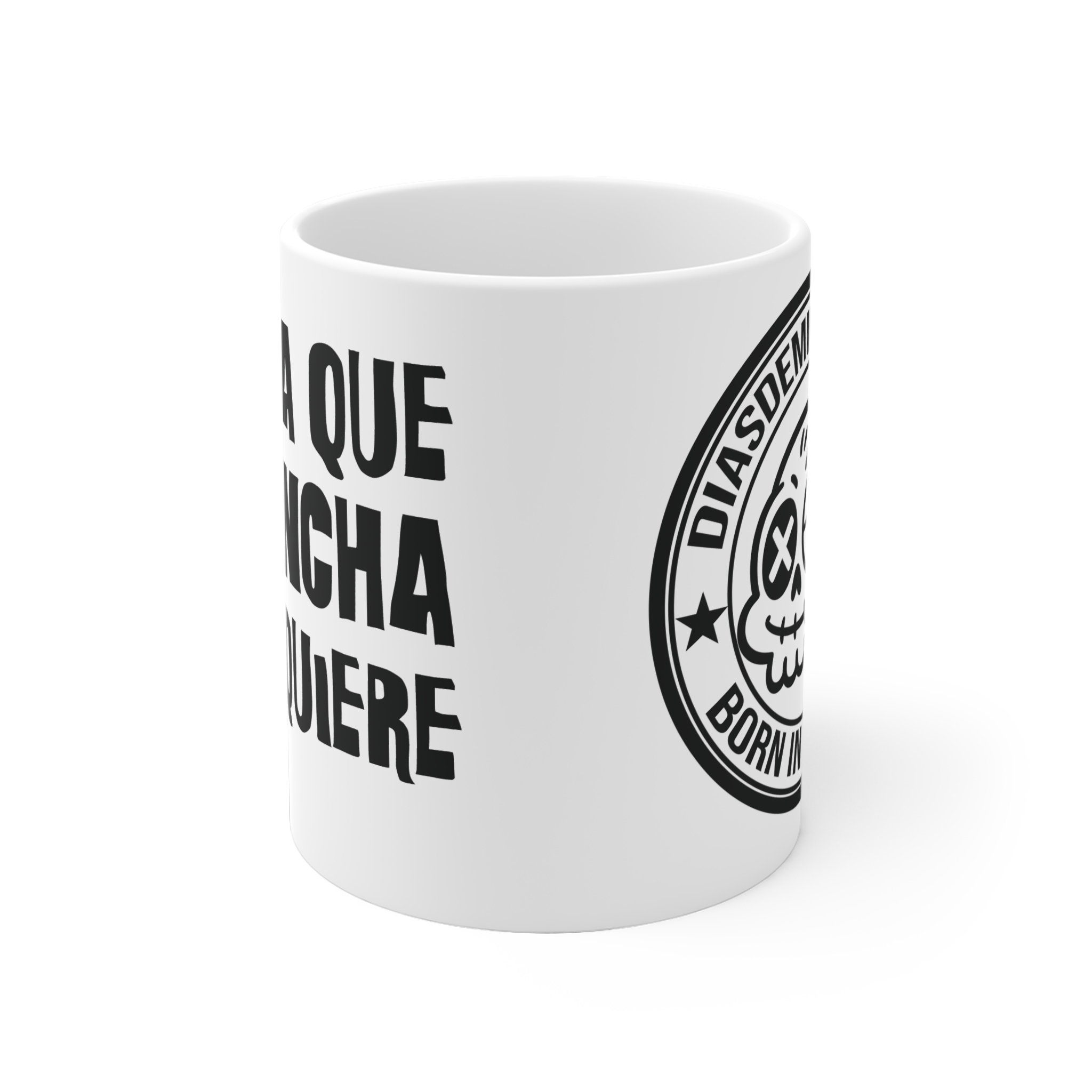 SOY LA QUE TE PINCHA Y TE QUIERE taza de ceramica para enfermeras — Días de Mierda - Imagen 2