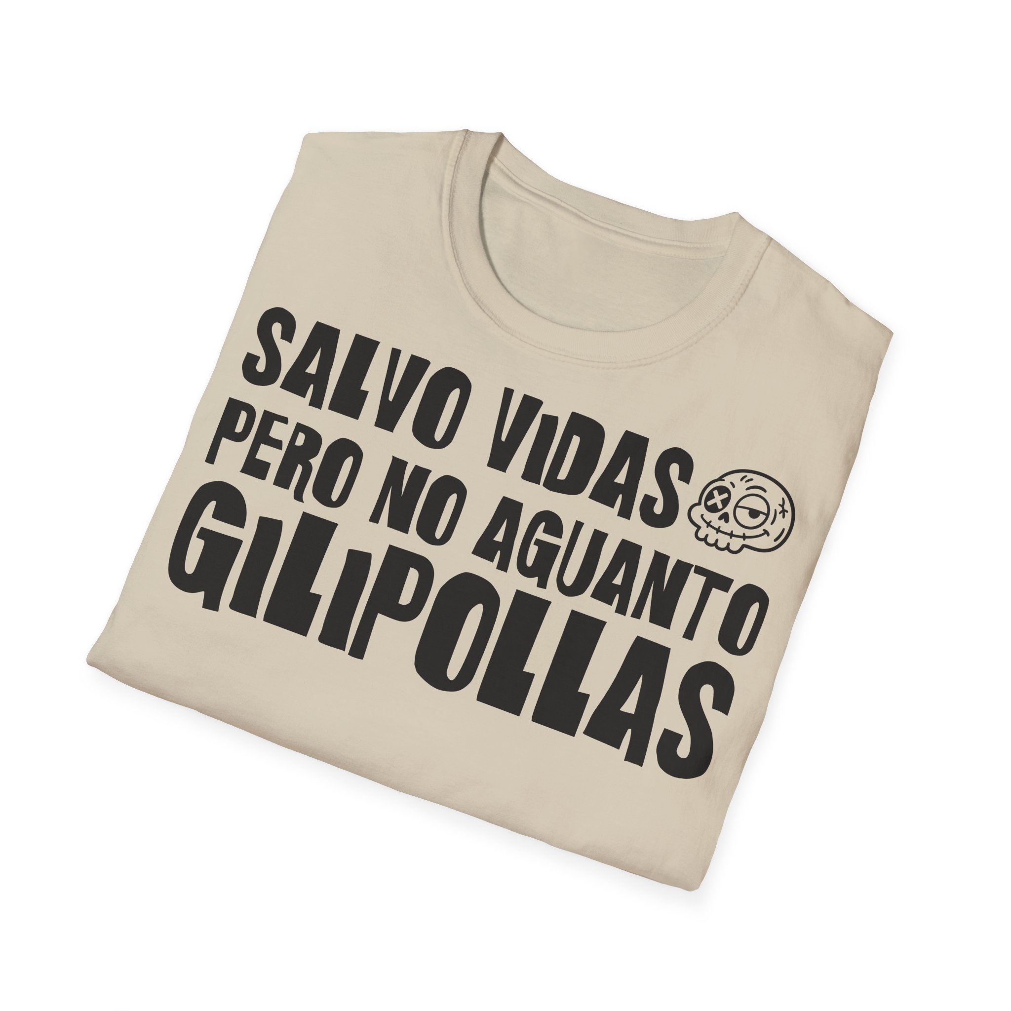 SALVO VIDAS, PERO NO AGUANTO GILIPOLLAS Camiseta para enfermeras FRONT | Días de Mierda - Imagen 8