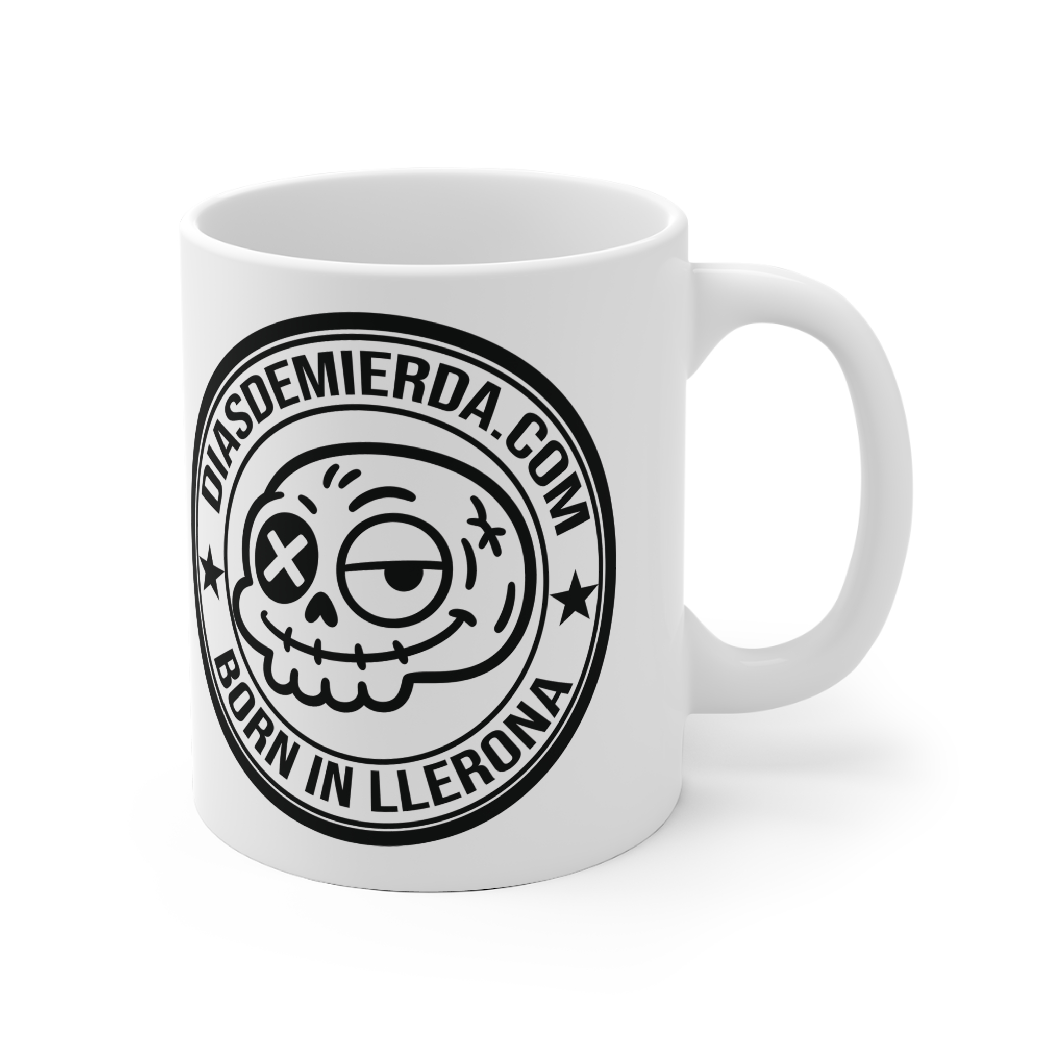 EXPERTA EN SONREÍR MIENTRAS TE ODIO taza de ceramica para enfermeras — Días de Mierda - Imagen 3