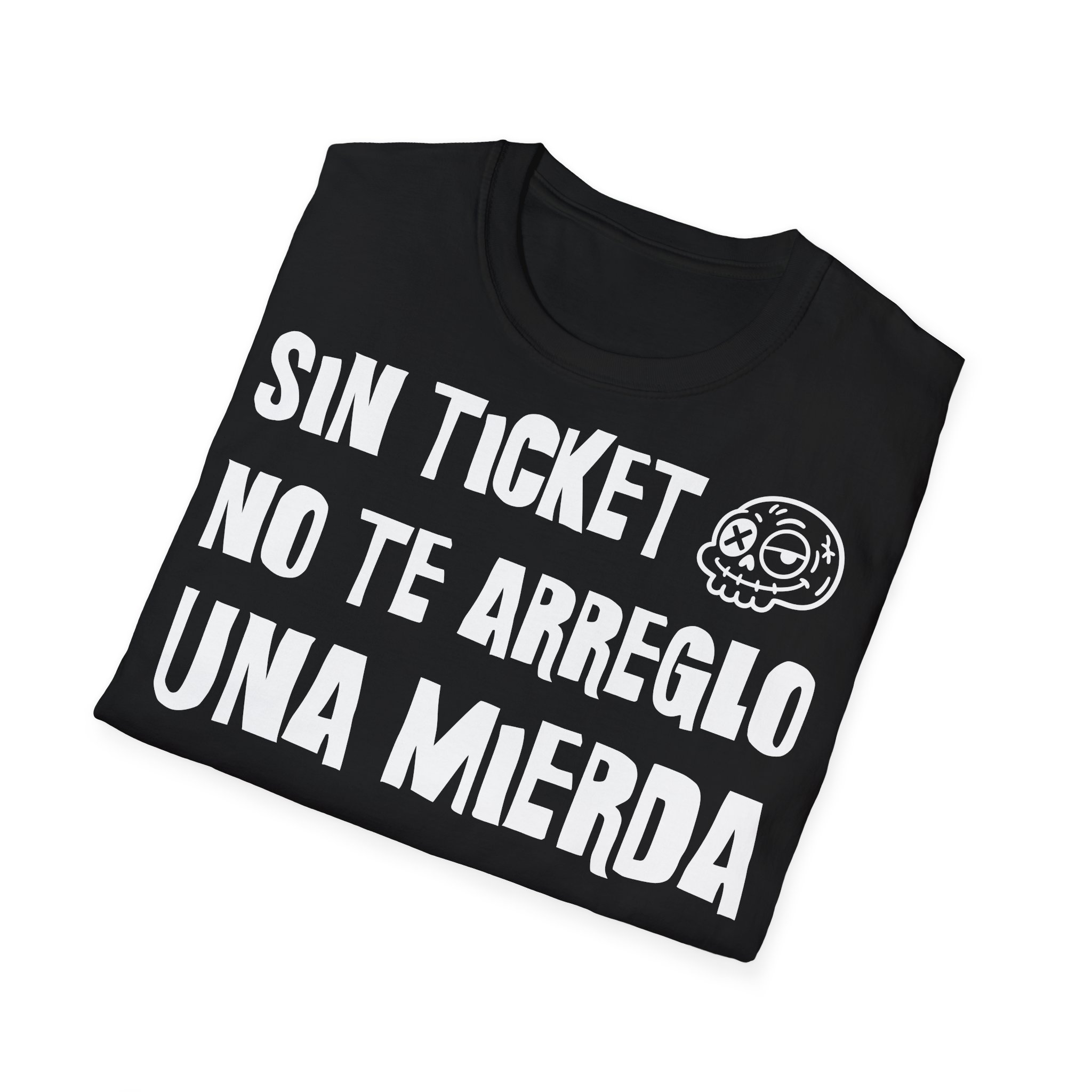 TICKET NO TE ARREGLO UNA MIERDA Camiseta IT para informáticos FRONT OSCURA | Días de Mierda - Imagen 18