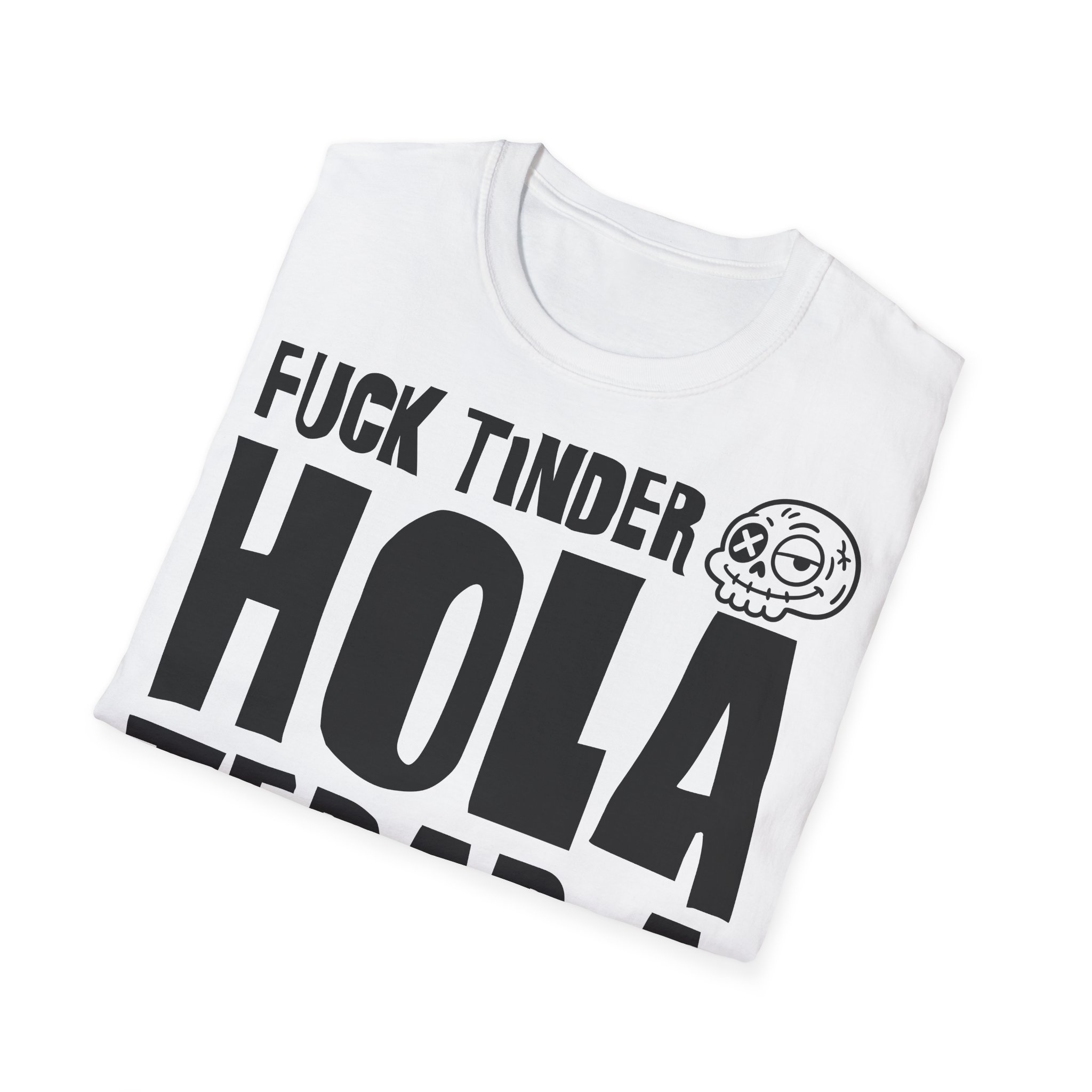 FUCK TINDER HOLA TERAPIA Camiseta | Días de Mierda Desamor Viral - Imagen 4