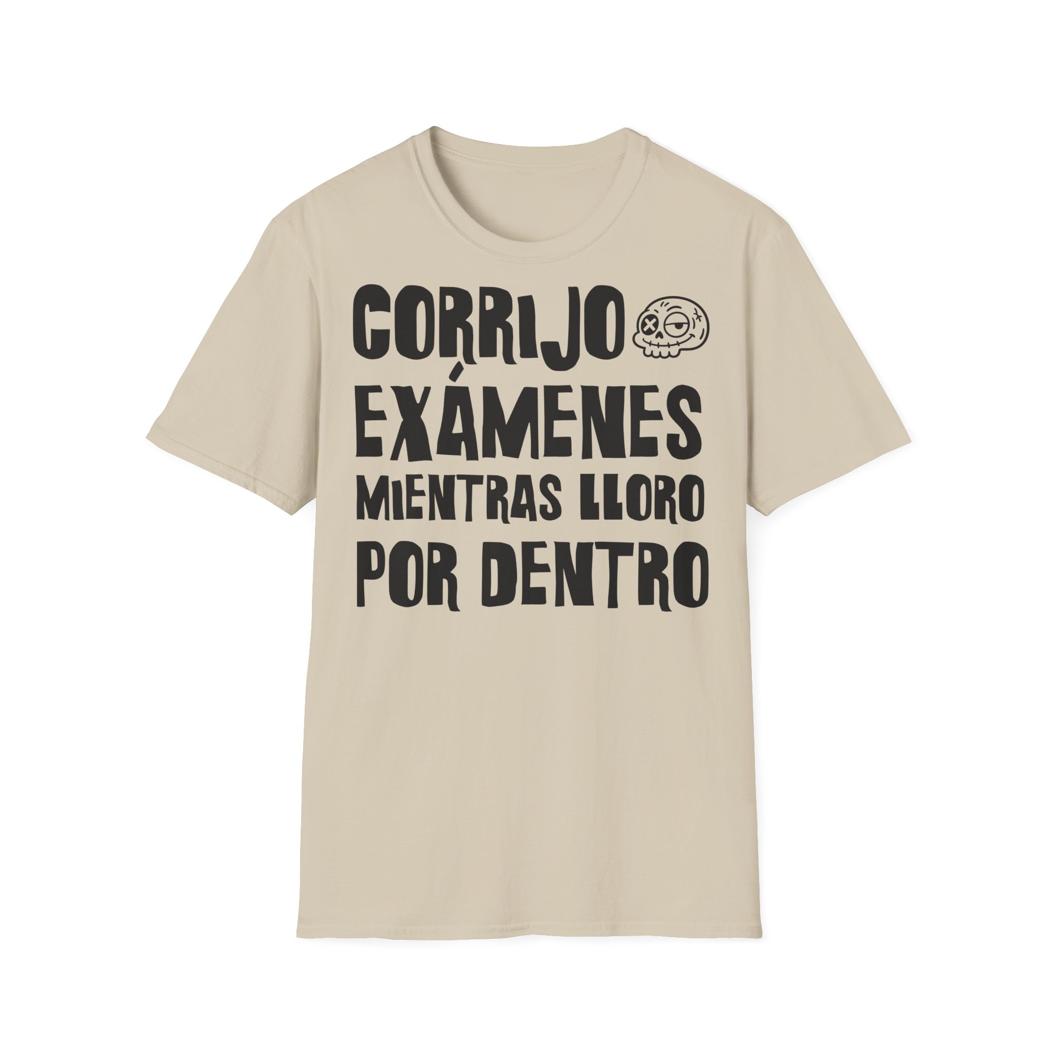 CORRIJO EXÁMENES MIENTRAS LLORO POR DENTRO camiseta para profesoras FRONT | Días de Mierda - Imagen 5