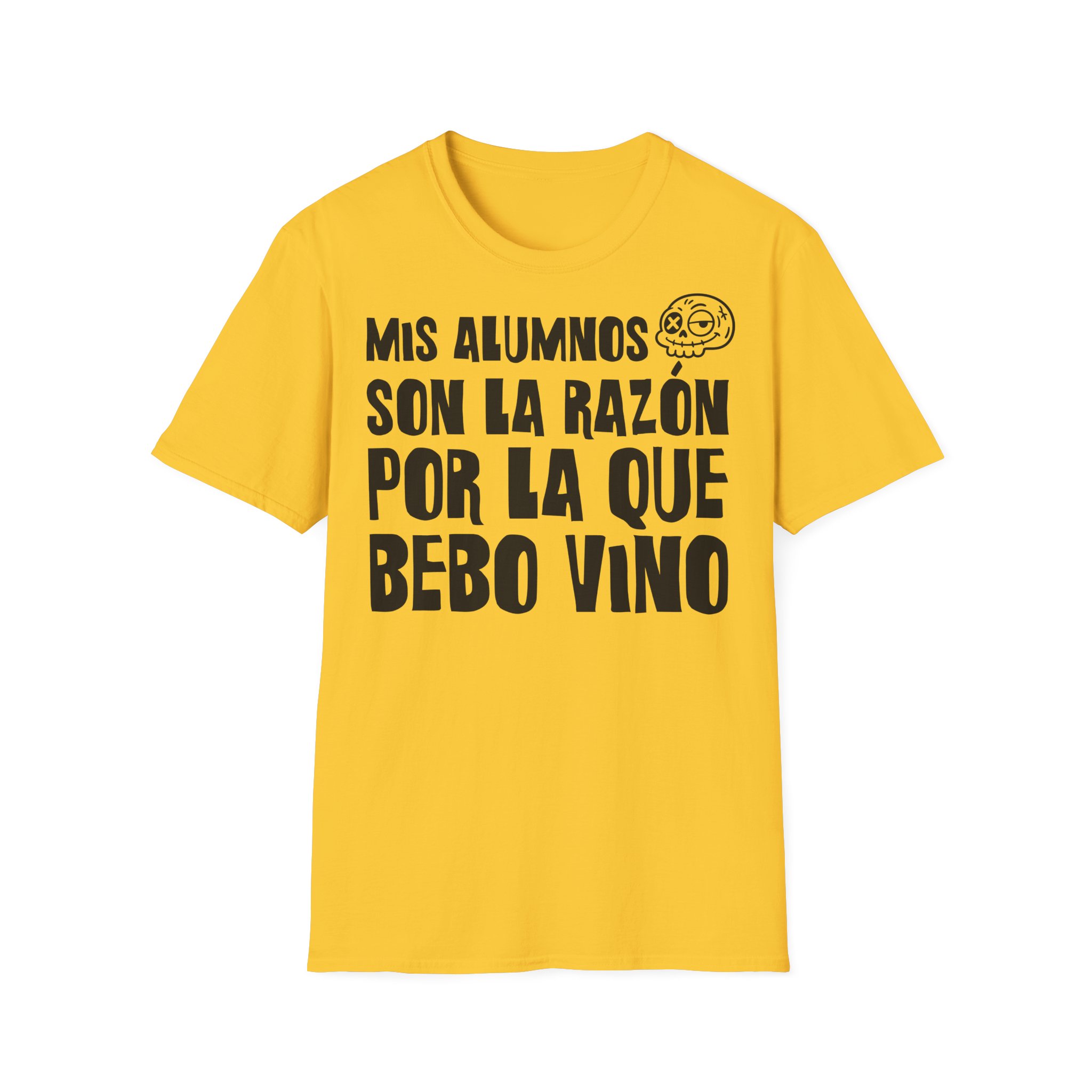 MIS ALUMNOS SON LA RAZÓN POR LA QUE BEBO VINO camiseta para profesoras FRONT | Días de Mierda - Imagen 9
