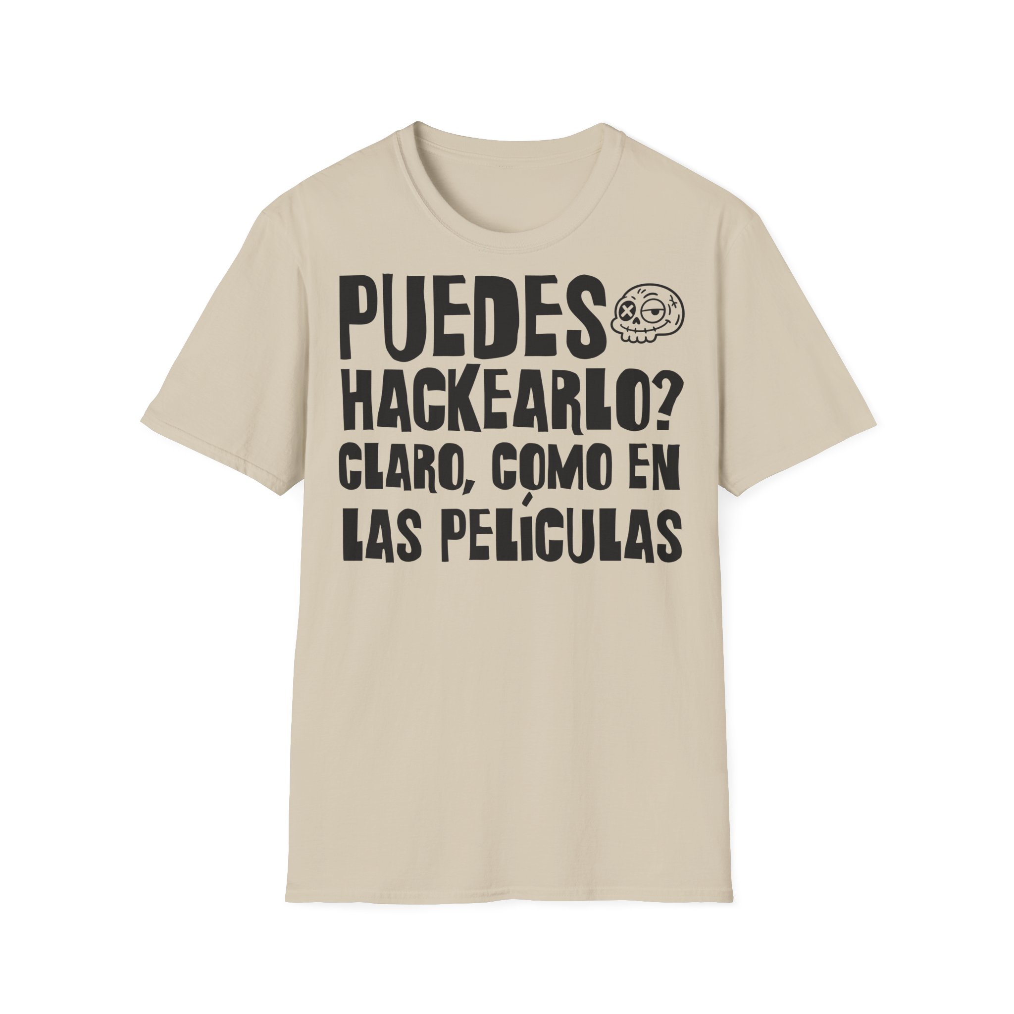 PUEDES HACKEARLO? CLARO COMO EN LAS PELÍCULAS camiseta para INFORMÁTICOS FRONT | Días de Mierda - Imagen 5