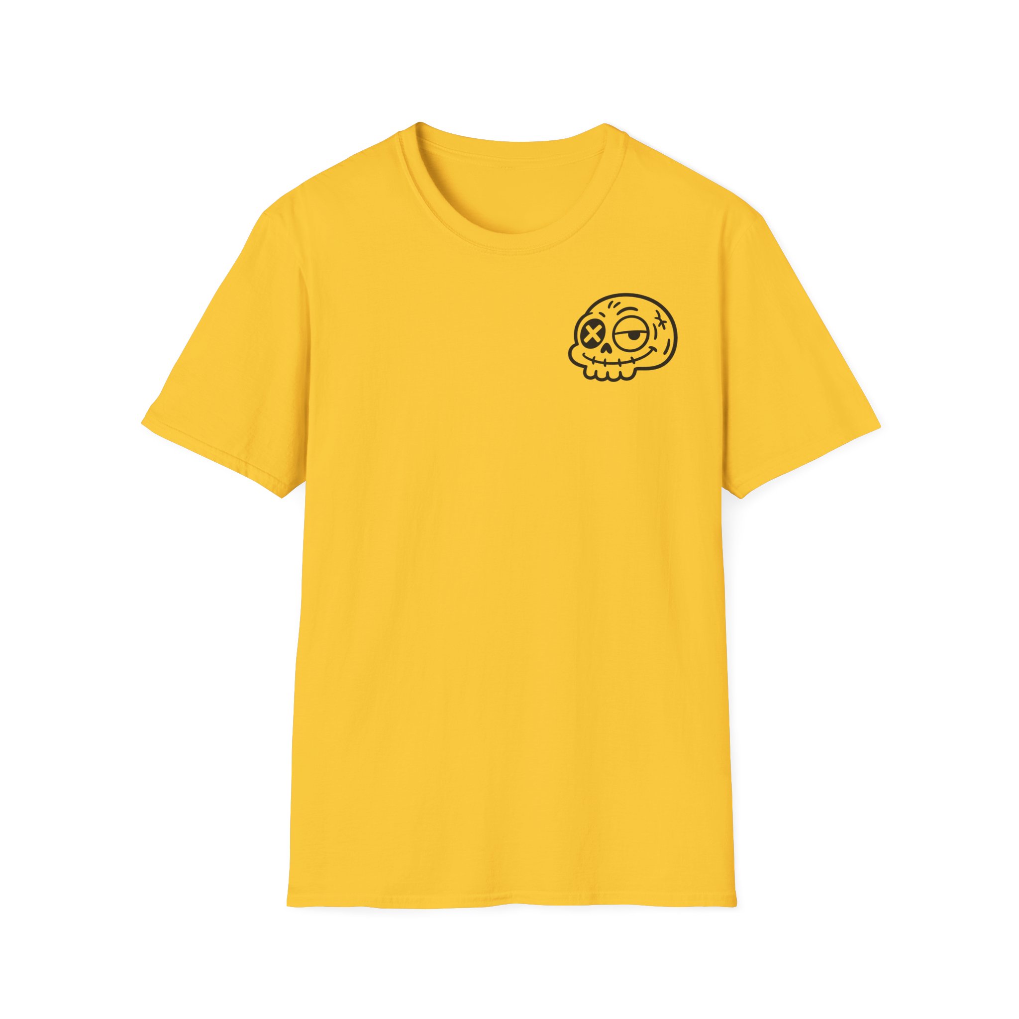 CAMISETA BÁSICA CALAVERA FRONT & BACK MINIMAL | Días de Mierda Premium - Imagen 9