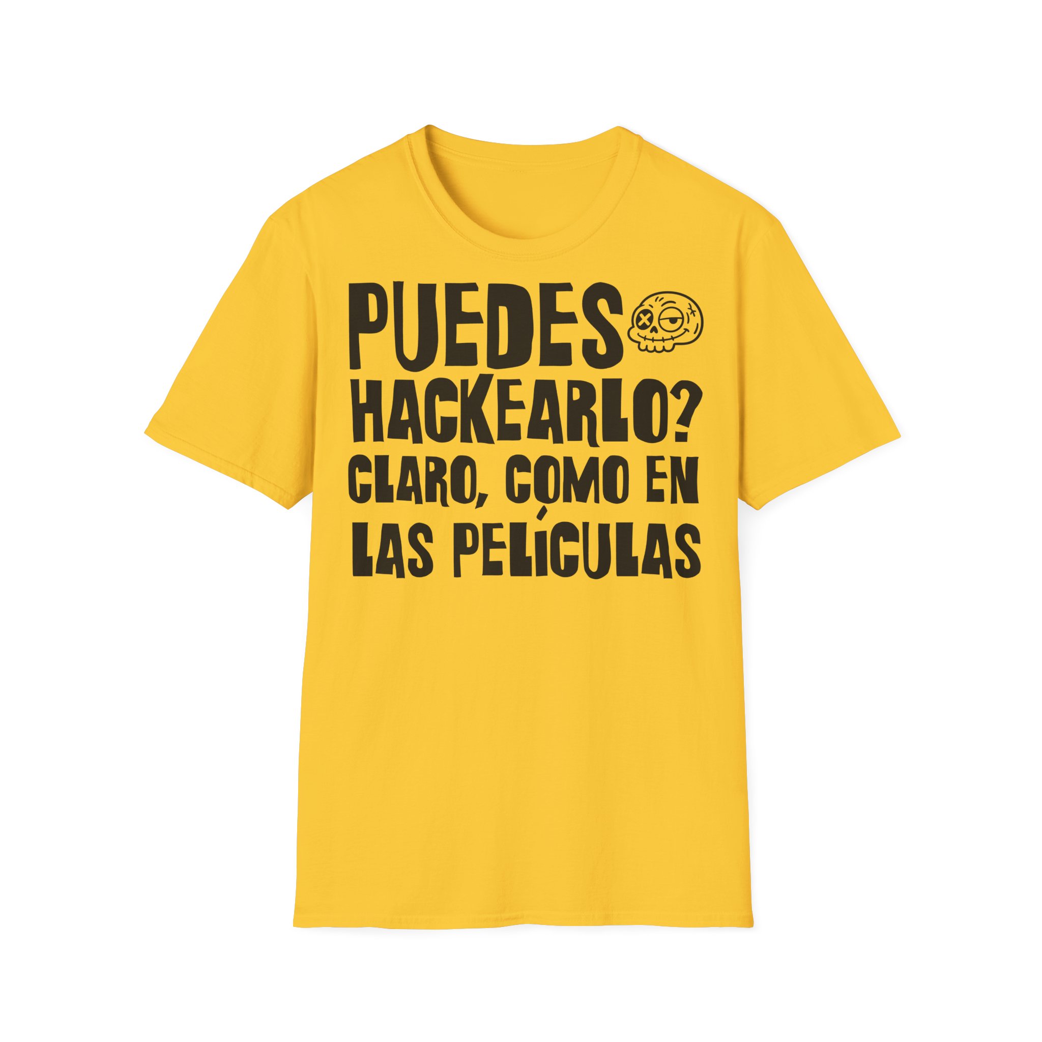 PUEDES HACKEARLO? CLARO COMO EN LAS PELÍCULAS camiseta para INFORMÁTICOS FRONT | Días de Mierda - Imagen 9