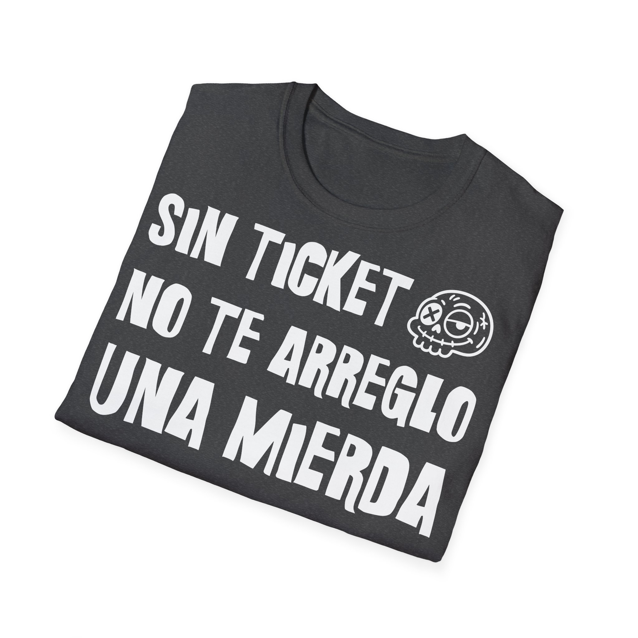 TICKET NO TE ARREGLO UNA MIERDA Camiseta IT para informáticos FRONT OSCURA | Días de Mierda - Imagen 27
