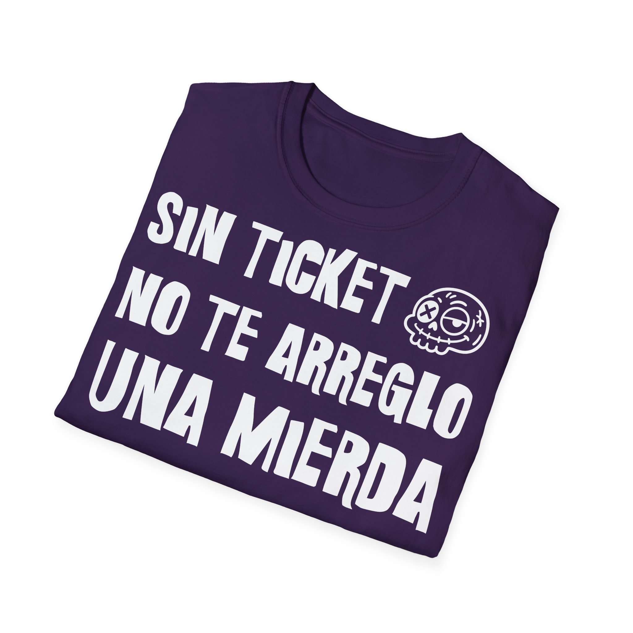 TICKET NO TE ARREGLO UNA MIERDA Camiseta IT para informáticos FRONT OSCURA | Días de Mierda - Imagen 6