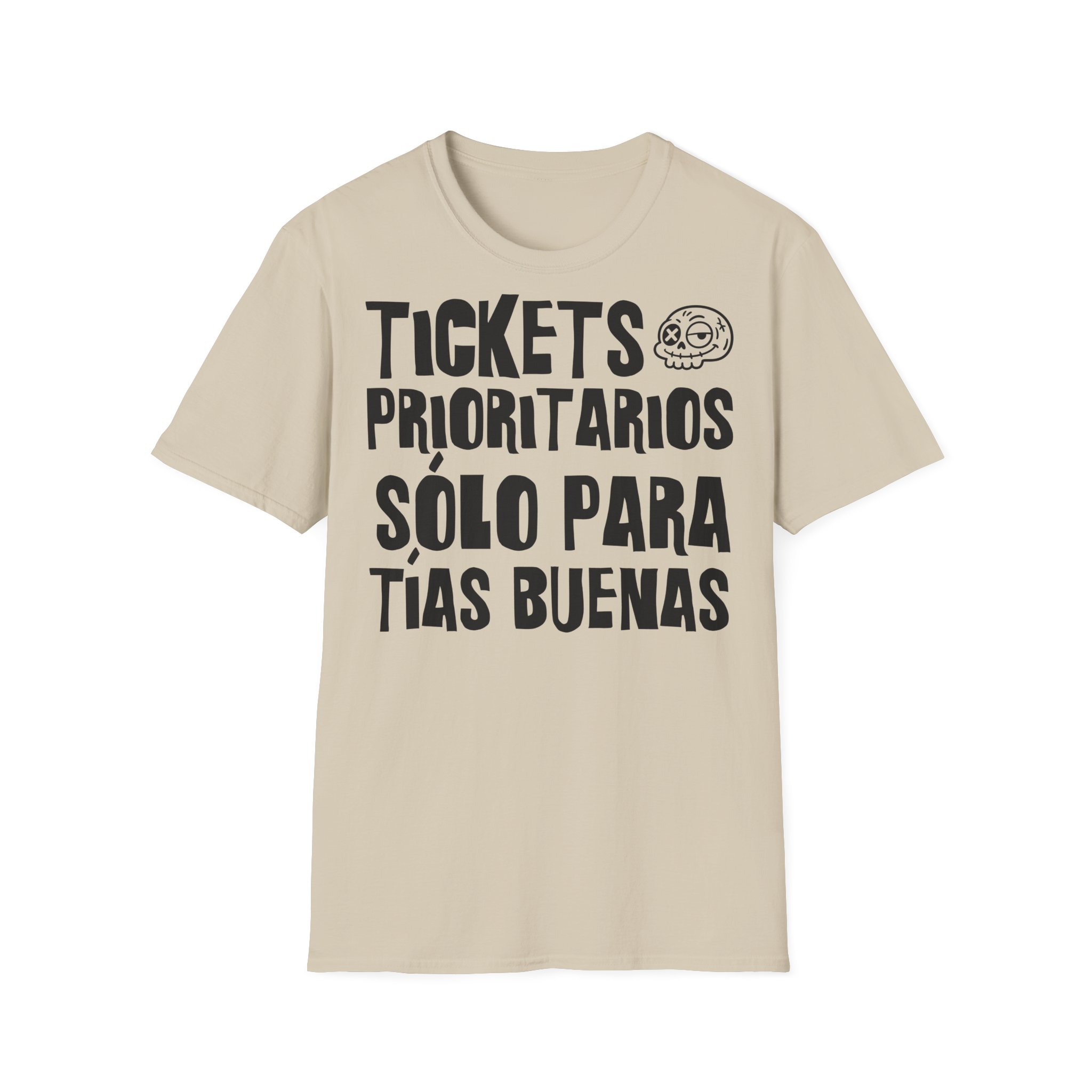 TICKETS PRIORITARIOS: SOLO PARA TÍAS BUENAS camiseta para informáticos FRONT | Días de Mierda - Imagen 5