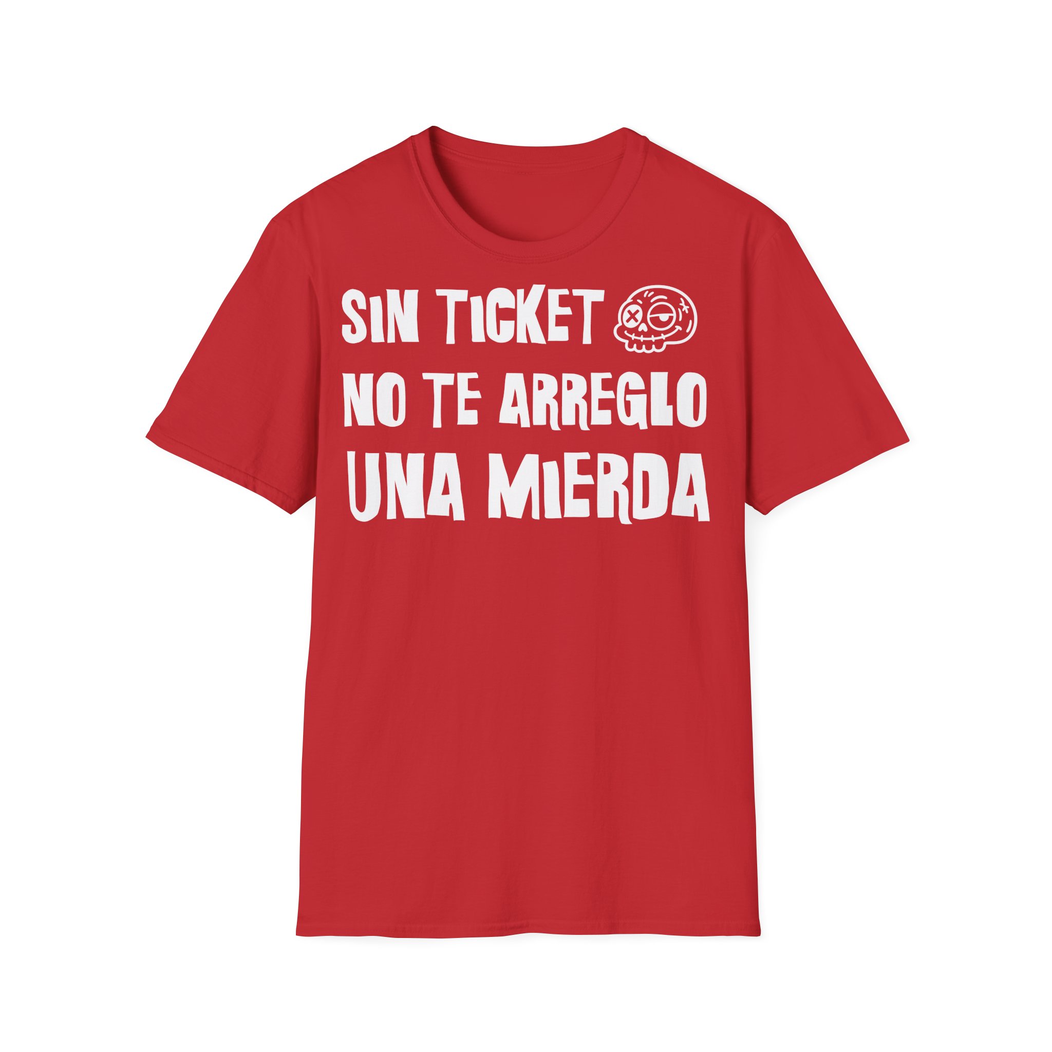 TICKET NO TE ARREGLO UNA MIERDA Camiseta IT para informáticos FRONT OSCURA | Días de Mierda - Imagen 7