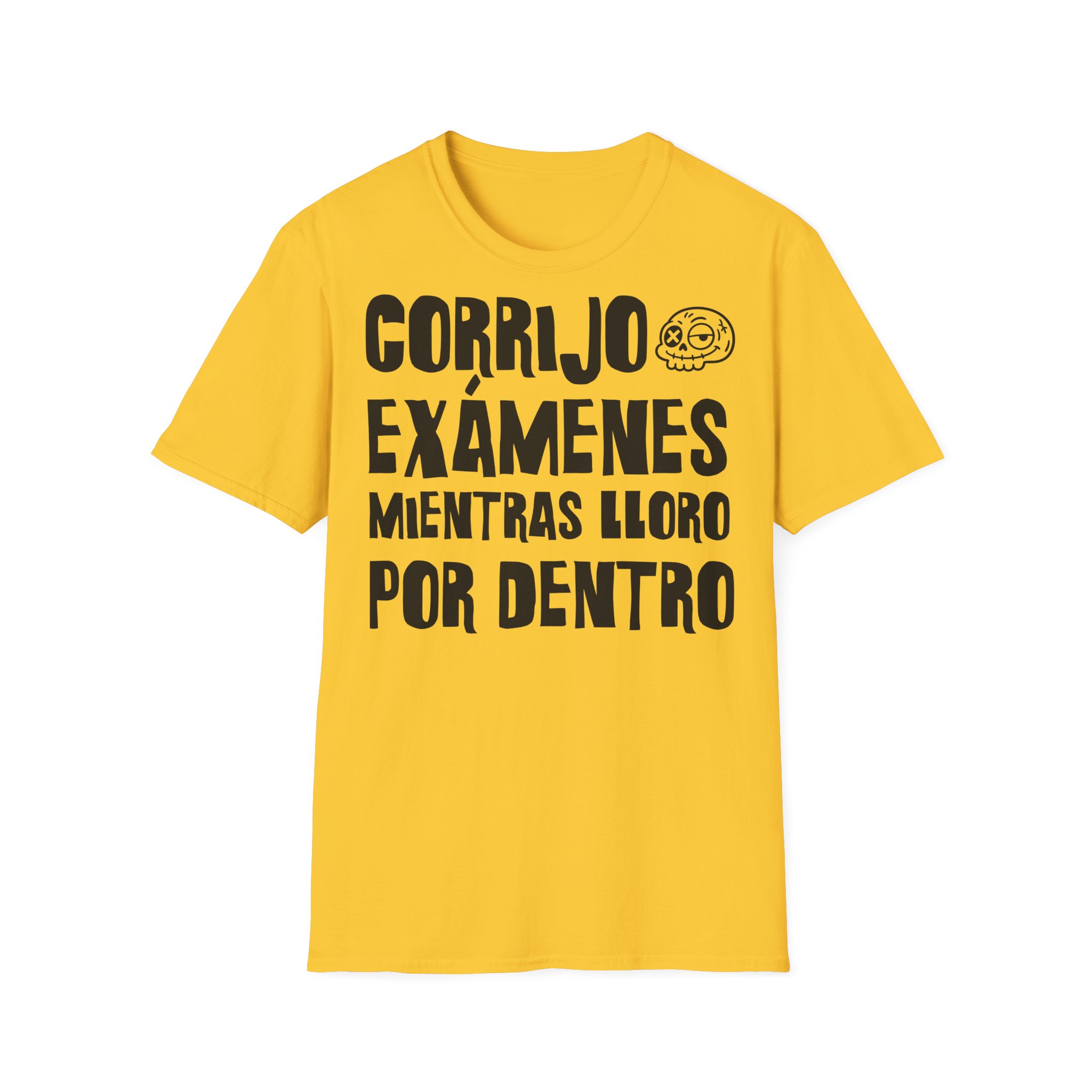 CORRIJO EXÁMENES MIENTRAS LLORO POR DENTRO camiseta para profesoras FRONT | Días de Mierda - Imagen 9