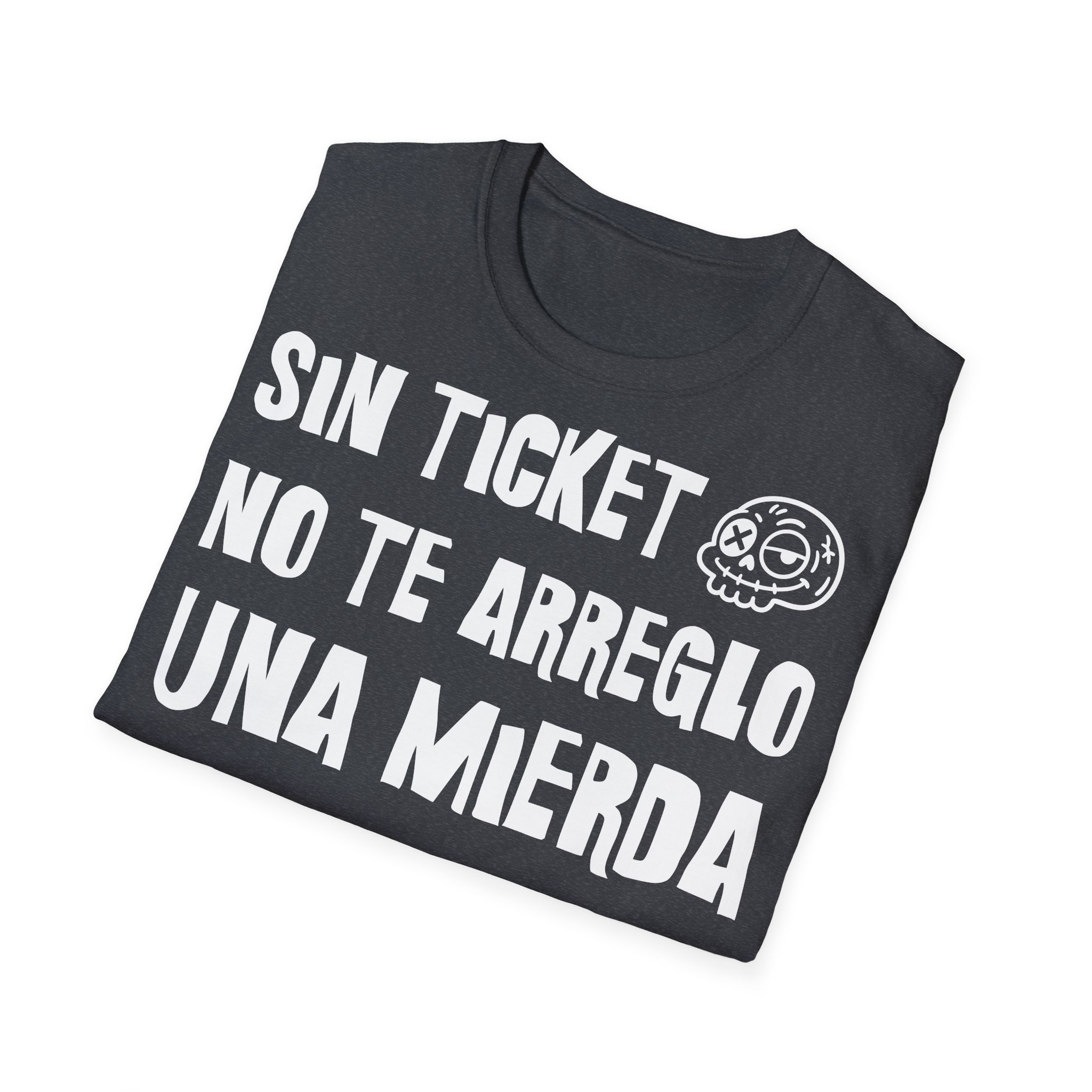 TICKET NO TE ARREGLO UNA MIERDA Camiseta IT para informáticos FRONT OSCURA | Días de Mierda - Imagen 42