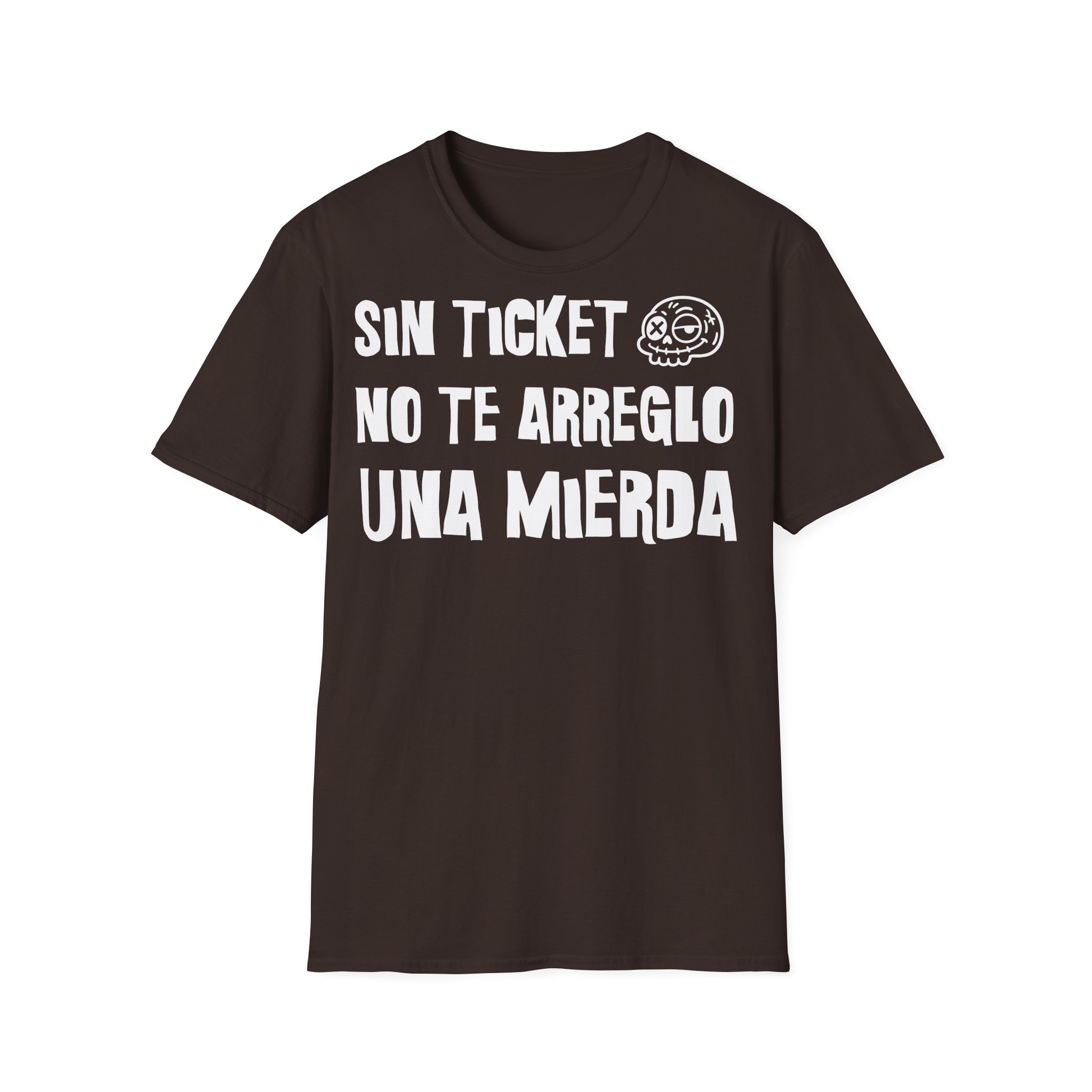 TICKET NO TE ARREGLO UNA MIERDA Camiseta IT para informáticos FRONT OSCURA | Días de Mierda - Imagen 31