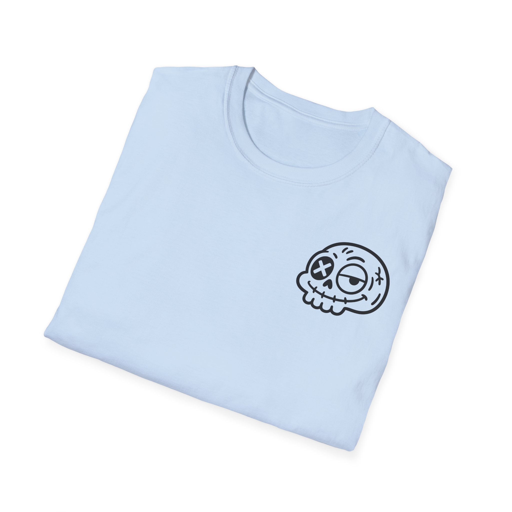 CAMISETA BÁSICA CALAVERA FRONT MINIMAL | Días de Mierda Premium - Imagen 16