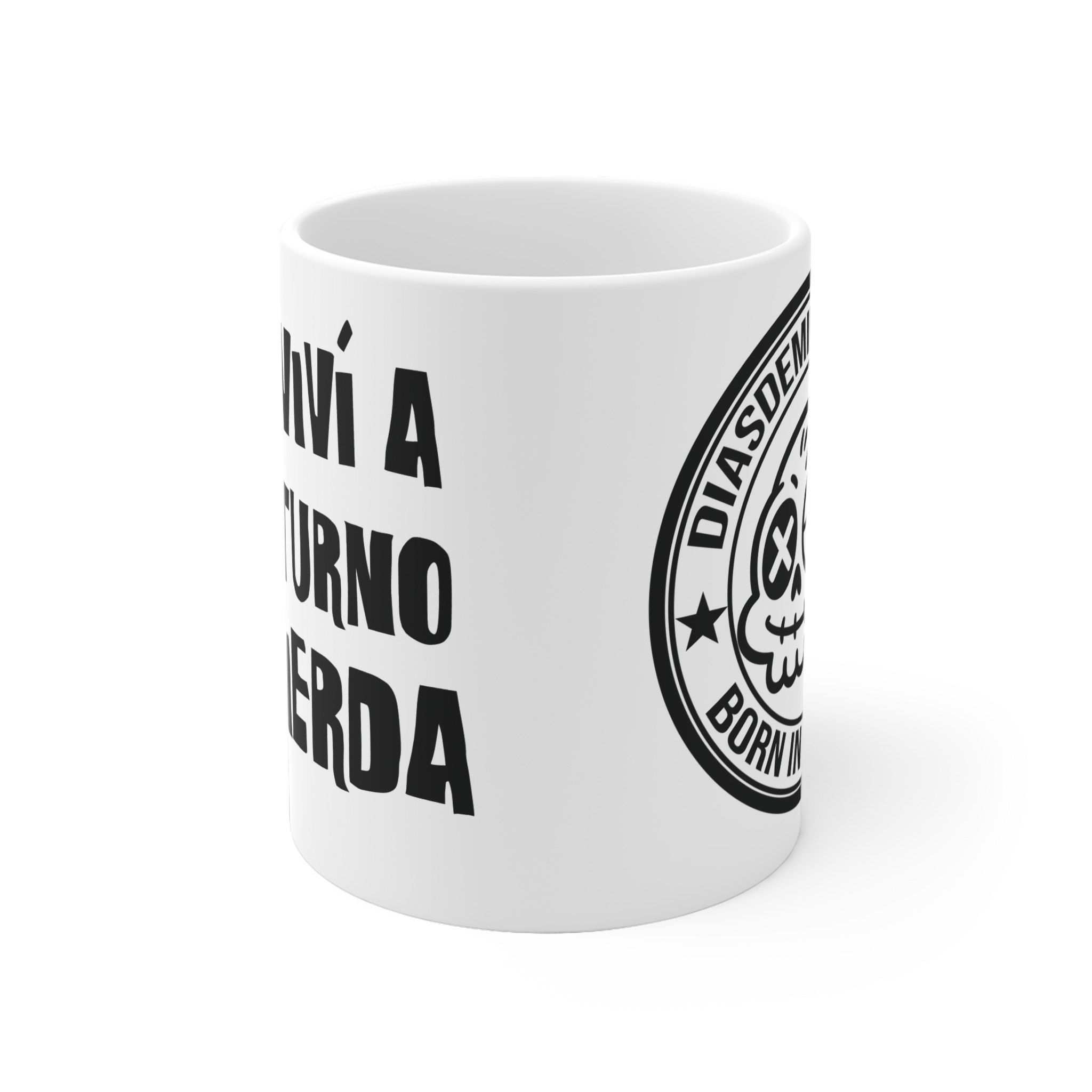 SOBREVIVÍ A OTRO TURNO DE MIERDA taza de ceramica para enfermeras — Días de Mierda - Imagen 2