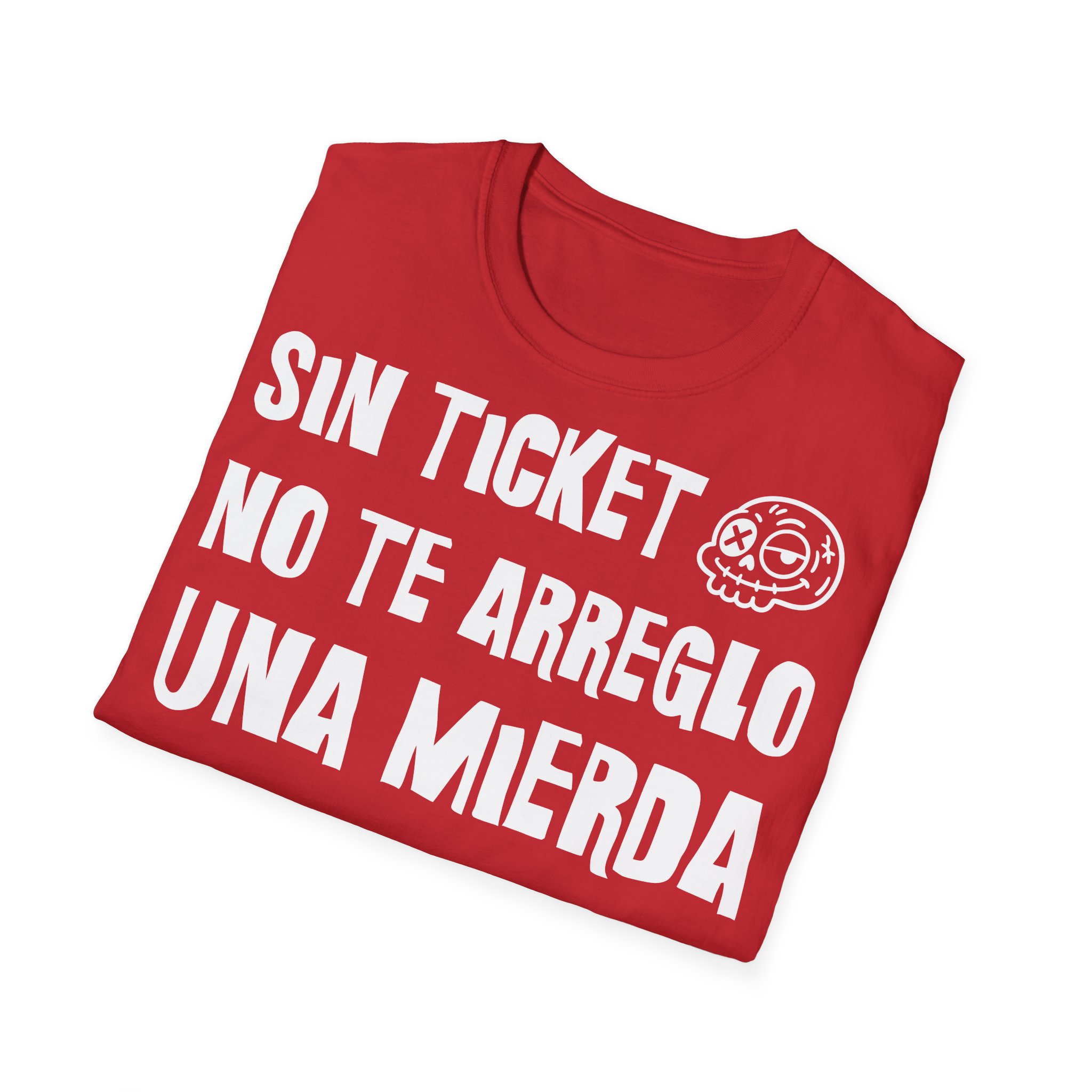TICKET NO TE ARREGLO UNA MIERDA Camiseta IT para informáticos FRONT OSCURA | Días de Mierda - Imagen 9