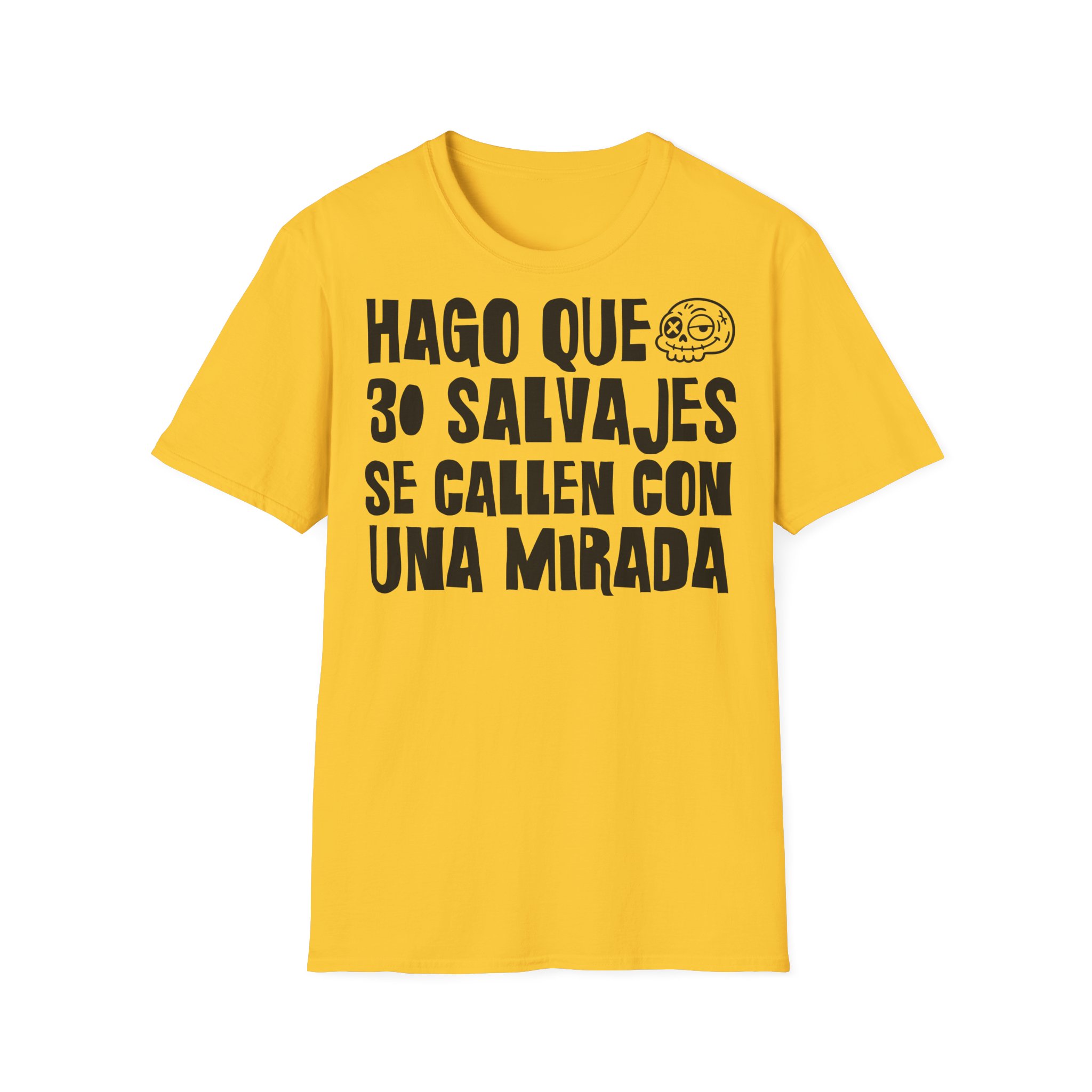 HAGO QUE 30 SALVAJES SE CALLEN CON UNA MIRADA camiseta para profesoras FRONT | Días de Mierda - Imagen 9
