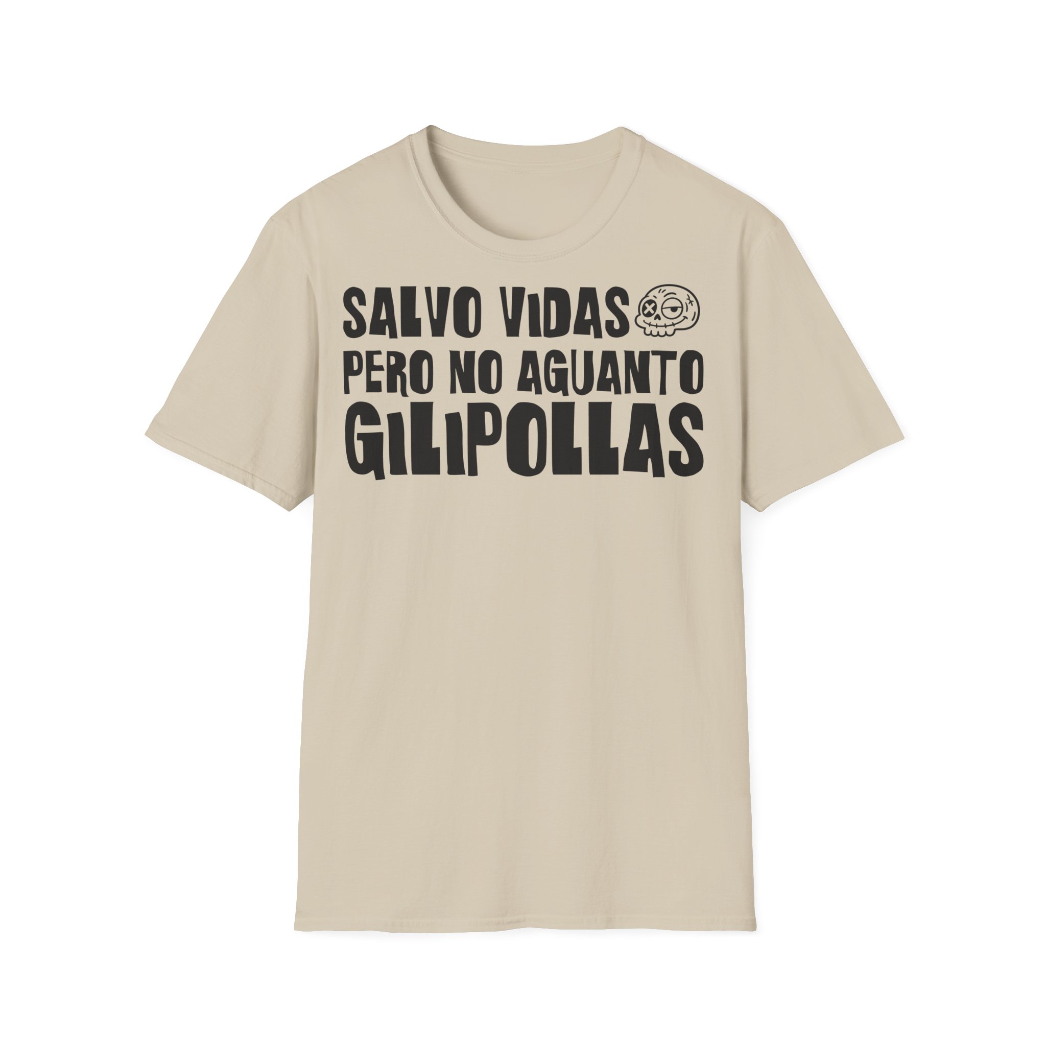 SALVO VIDAS, PERO NO AGUANTO GILIPOLLAS Camiseta para enfermeras FRONT | Días de Mierda - Imagen 5