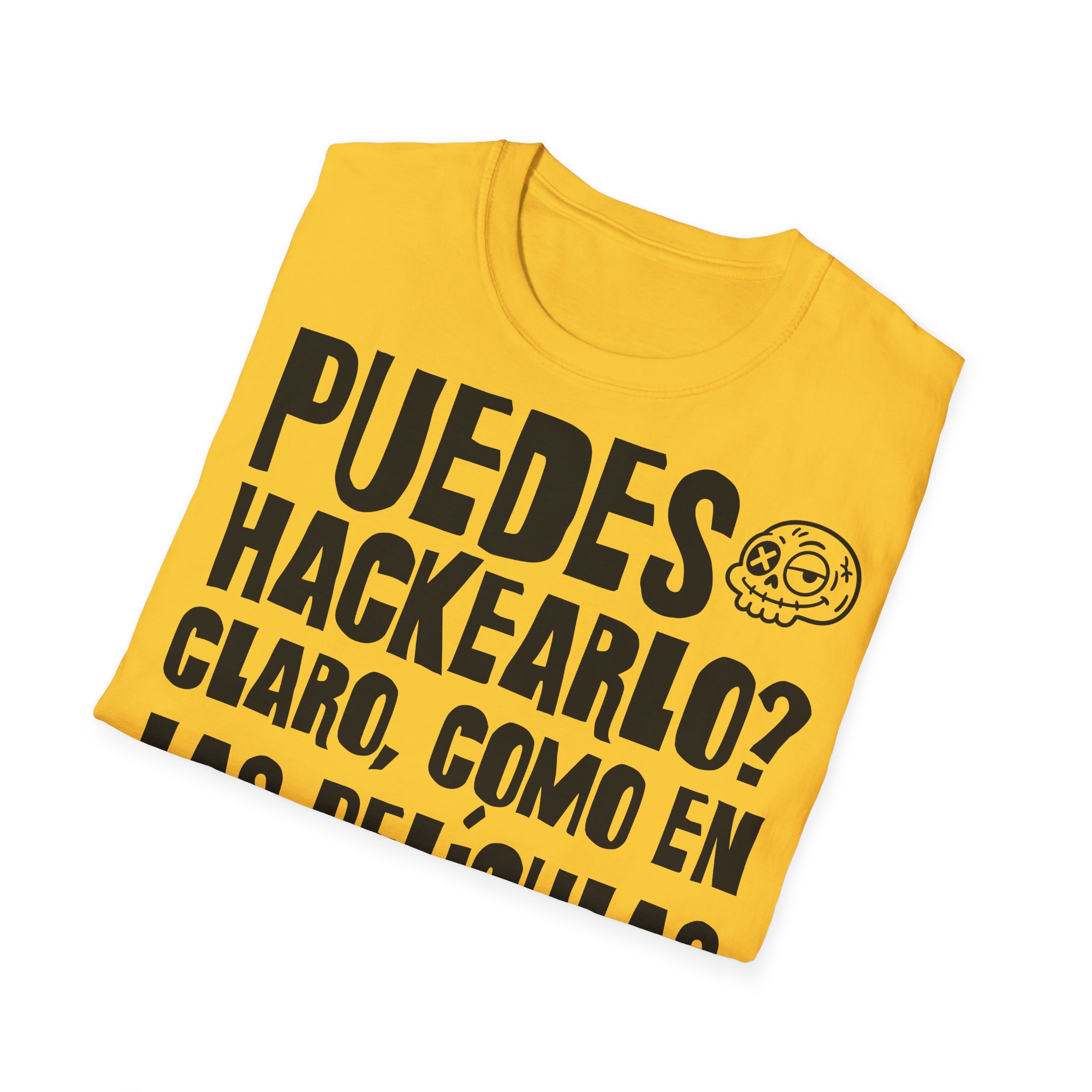 PUEDES HACKEARLO? CLARO COMO EN LAS PELÍCULAS camiseta para INFORMÁTICOS FRONT | Días de Mierda - Imagen 12
