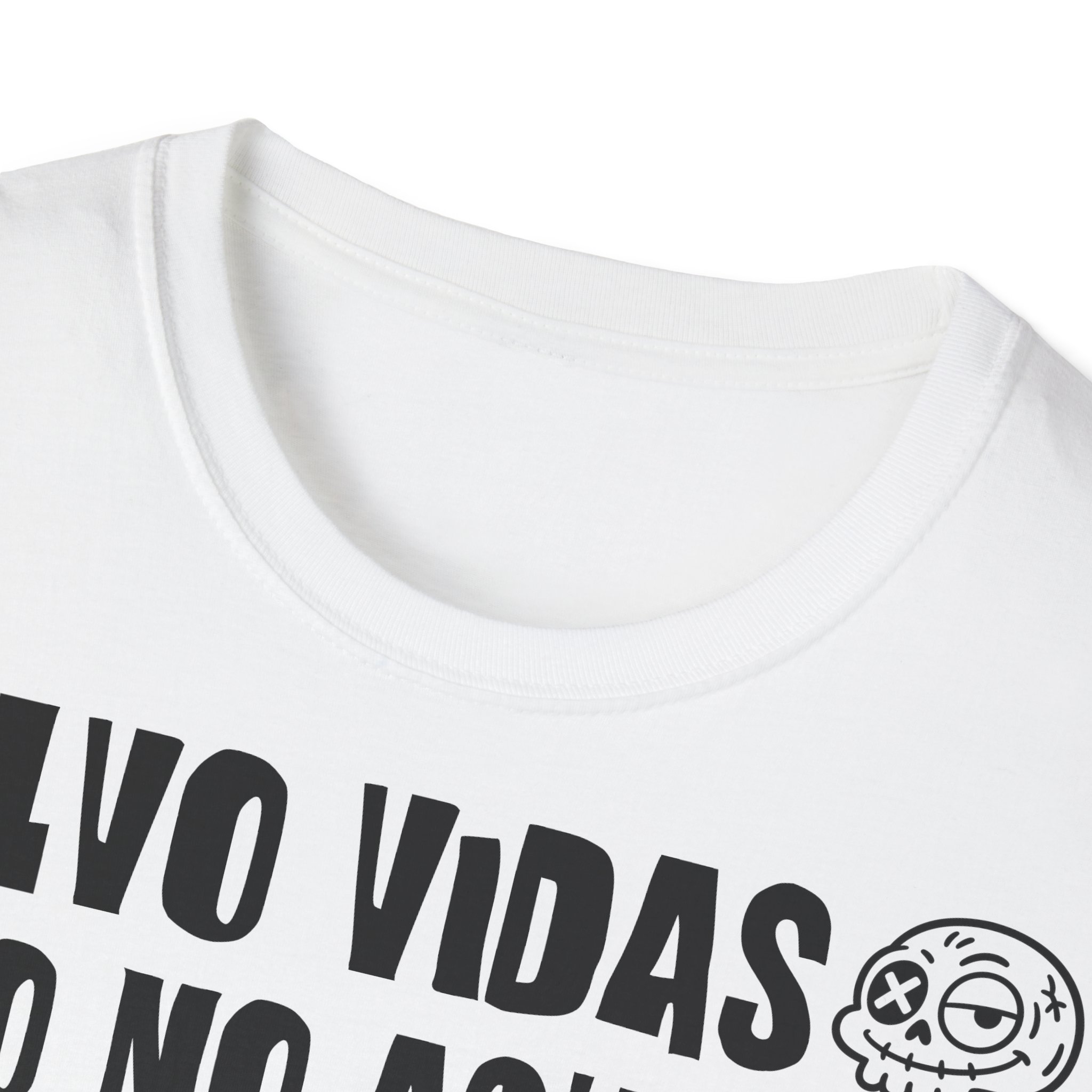 SALVO VIDAS, PERO NO AGUANTO GILIPOLLAS Camiseta para enfermeras FRONT | Días de Mierda - Imagen 3
