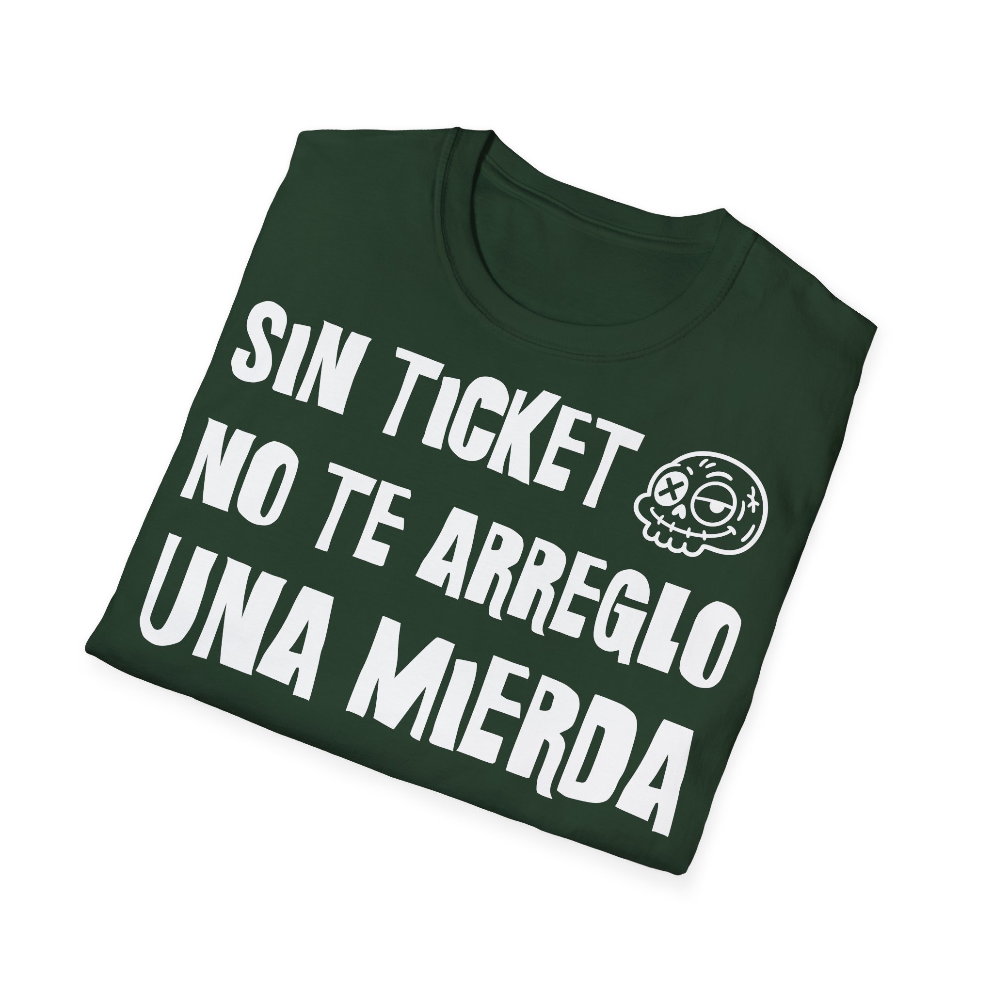 TICKET NO TE ARREGLO UNA MIERDA Camiseta IT para informáticos FRONT OSCURA | Días de Mierda - Imagen 39