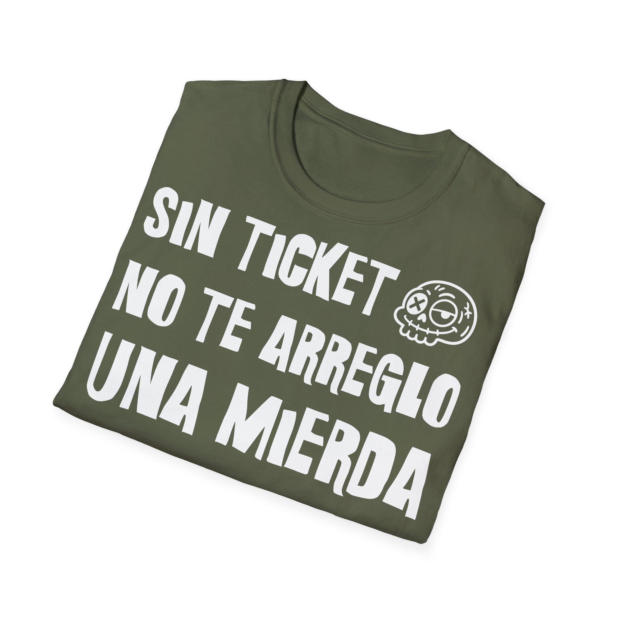 TICKET NO TE ARREGLO UNA MIERDA Camiseta IT para informáticos FRONT OSCURA | Días de Mierda - Imagen 21