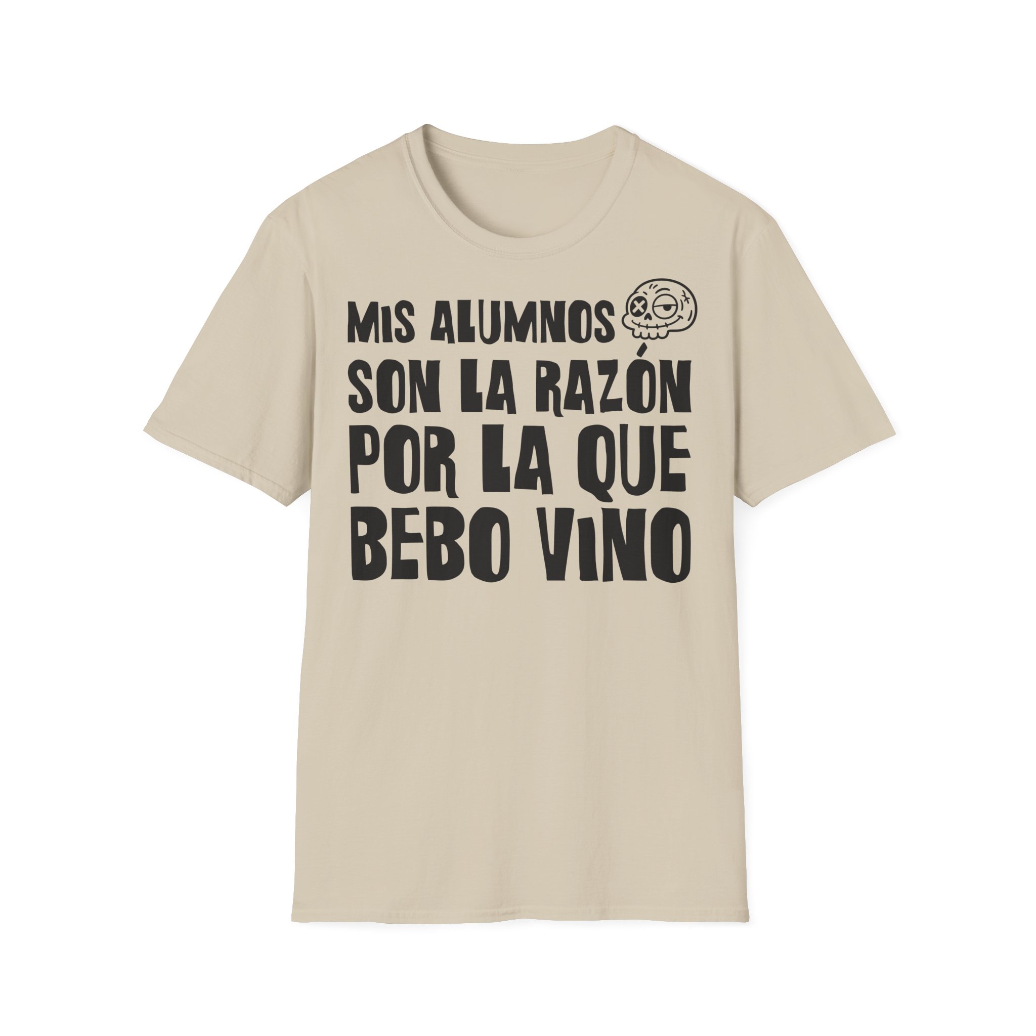 MIS ALUMNOS SON LA RAZÓN POR LA QUE BEBO VINO camiseta para profesoras FRONT | Días de Mierda - Imagen 5