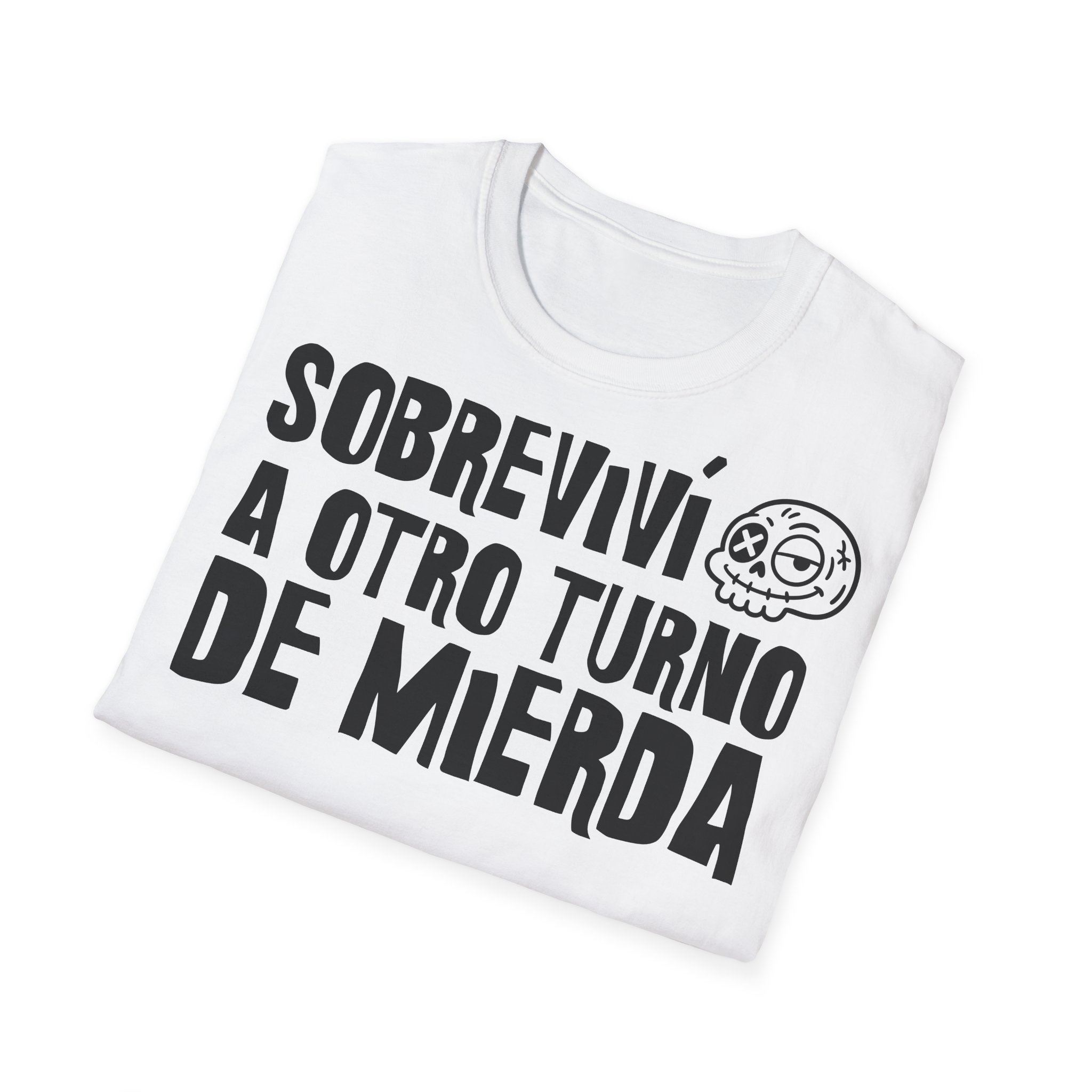 SOBREVIVÍ A OTRO TURNO DE MIERDA Camiseta para enfermeras FRONT | Días de Mierda - Imagen 4