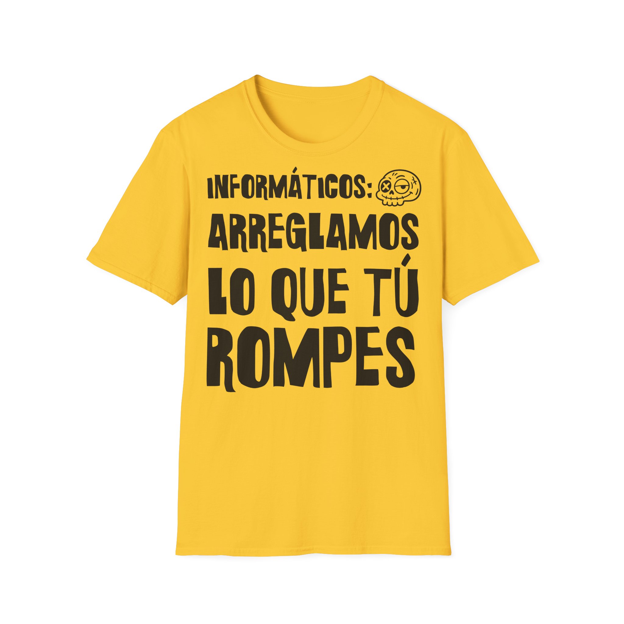 INFORMÁTICOS: ARREGLAMOS LO QUE TÚ ROMPES camiseta para informáticos FRONT | Días de Mierda - Imagen 9
