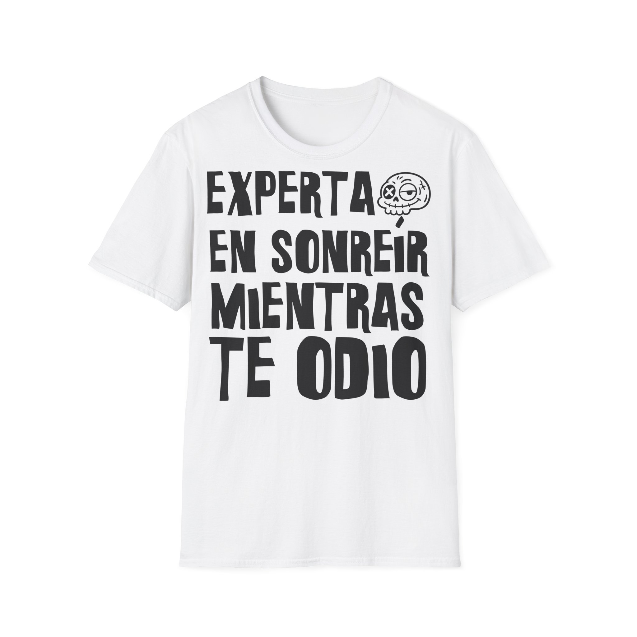 EXPERTA EN SONREÍR MIENTRAS TE ODIO Camiseta para enfermeras FRONT | Días de Mierda