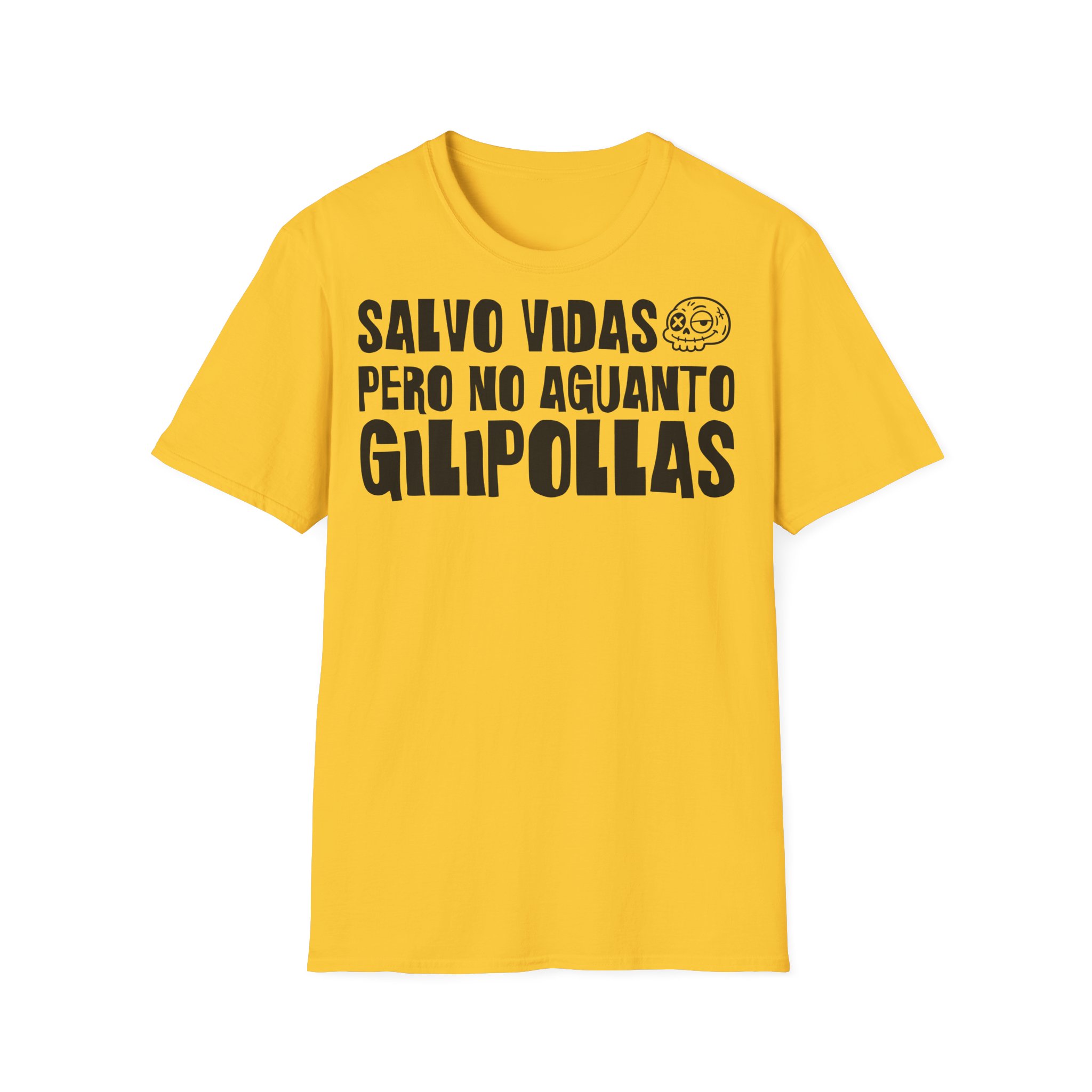 SALVO VIDAS, PERO NO AGUANTO GILIPOLLAS Camiseta para enfermeras FRONT | Días de Mierda - Imagen 9